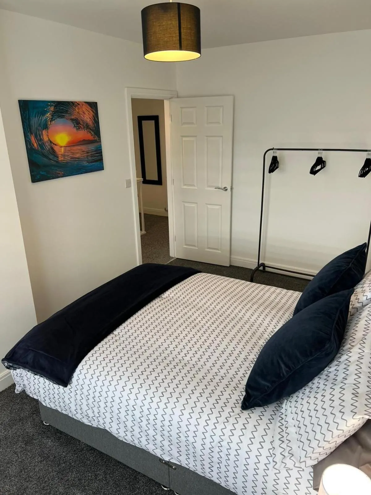 Bedroom, Bed in Blackpool Abode - Silver Sands