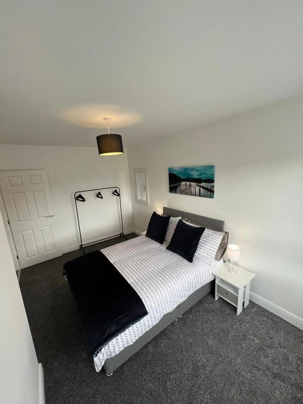Bedroom, Bed in Blackpool Abode - Silver Sands