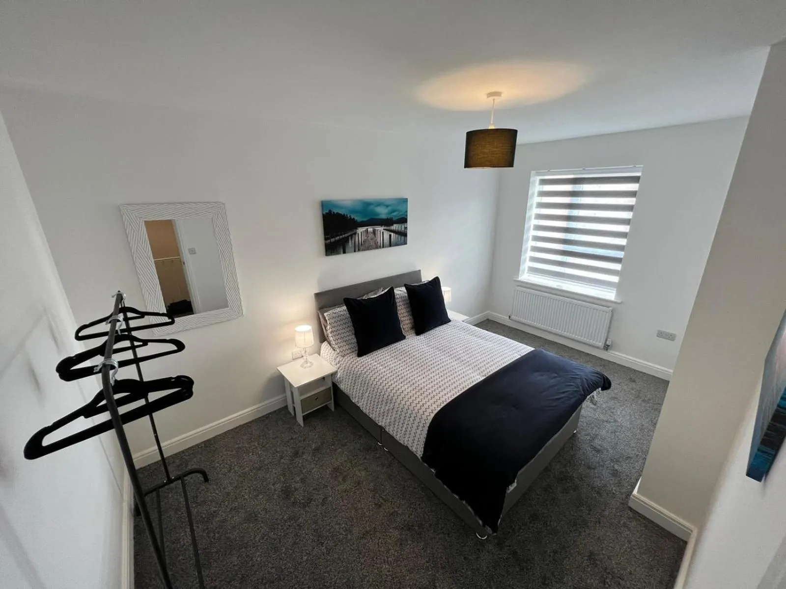 Bedroom, Bed in Blackpool Abode - Silver Sands
