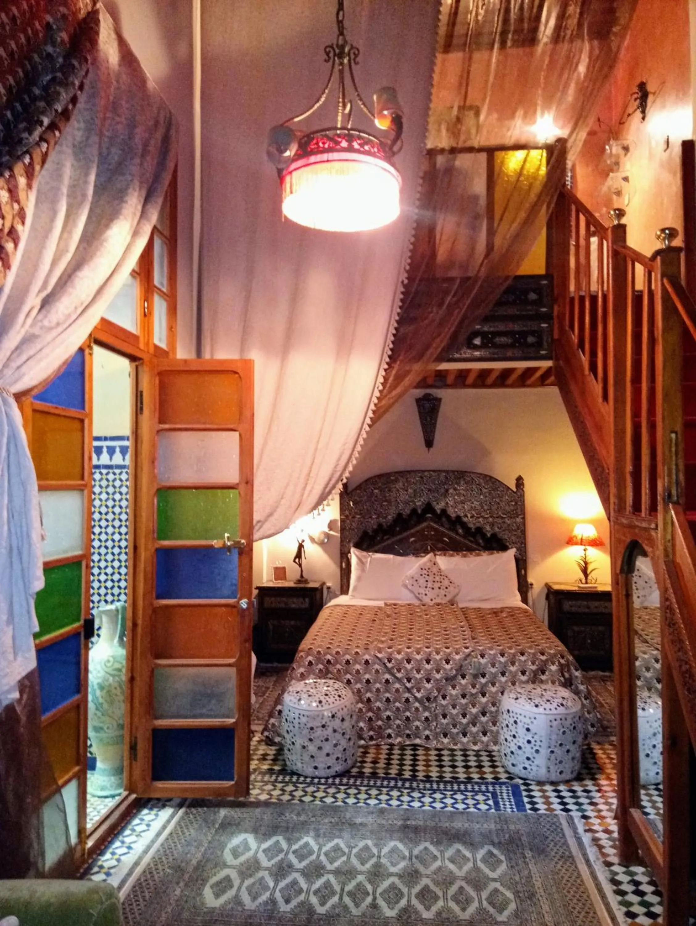 Bed in Riad Rchacha