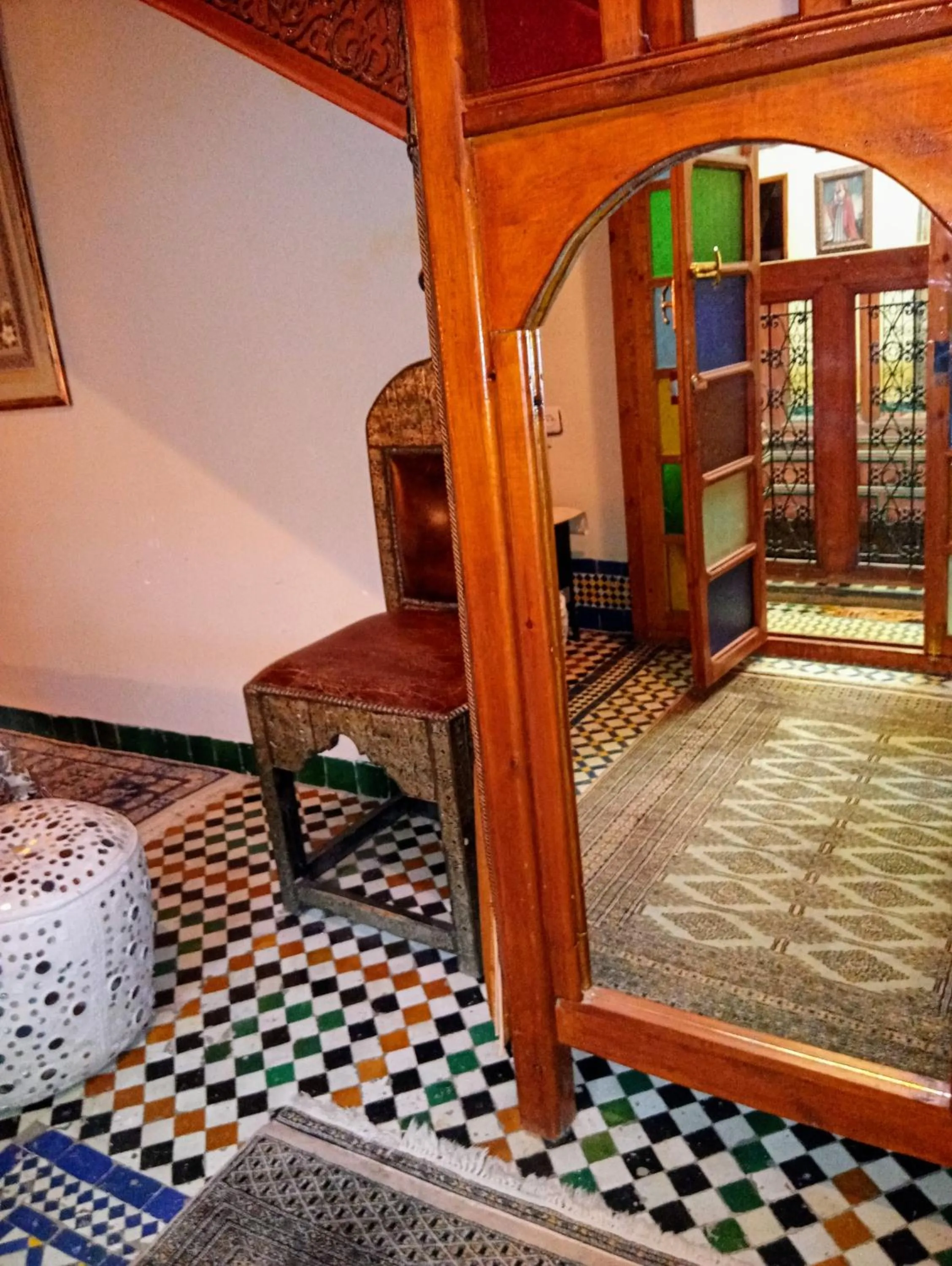 Seating area in Riad Rchacha