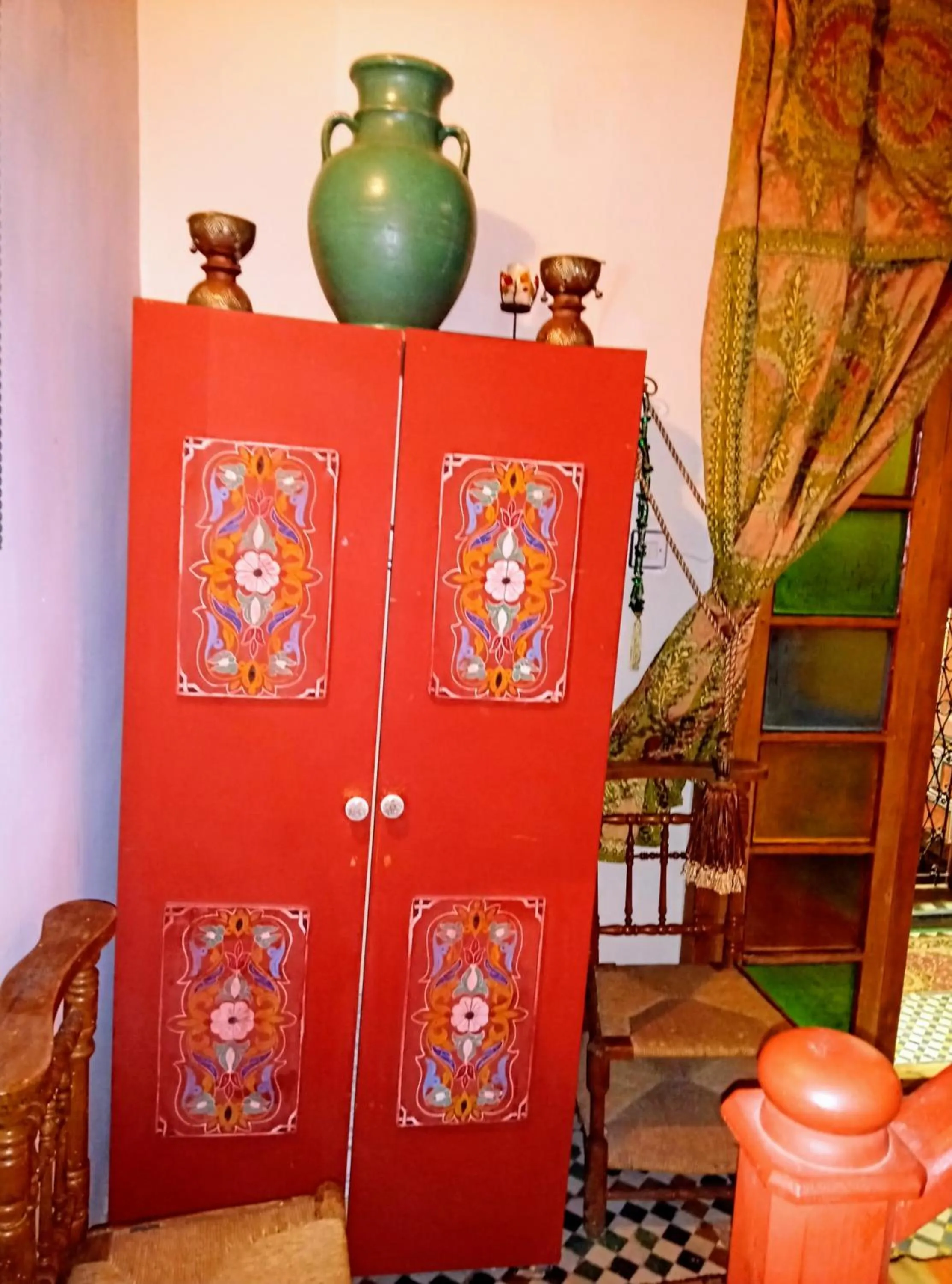 Decorative detail in Riad Rchacha