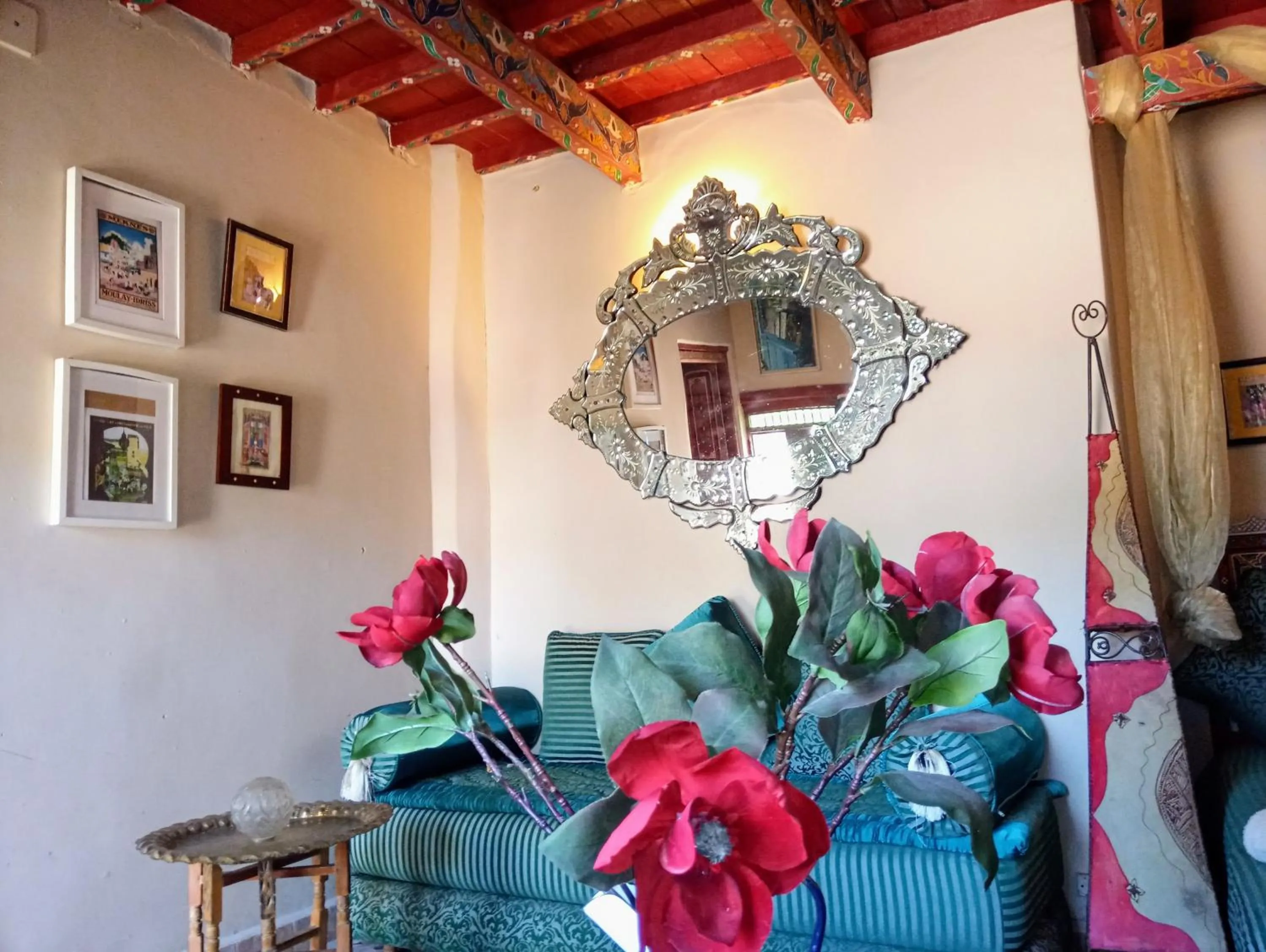 Seating area in Riad Rchacha