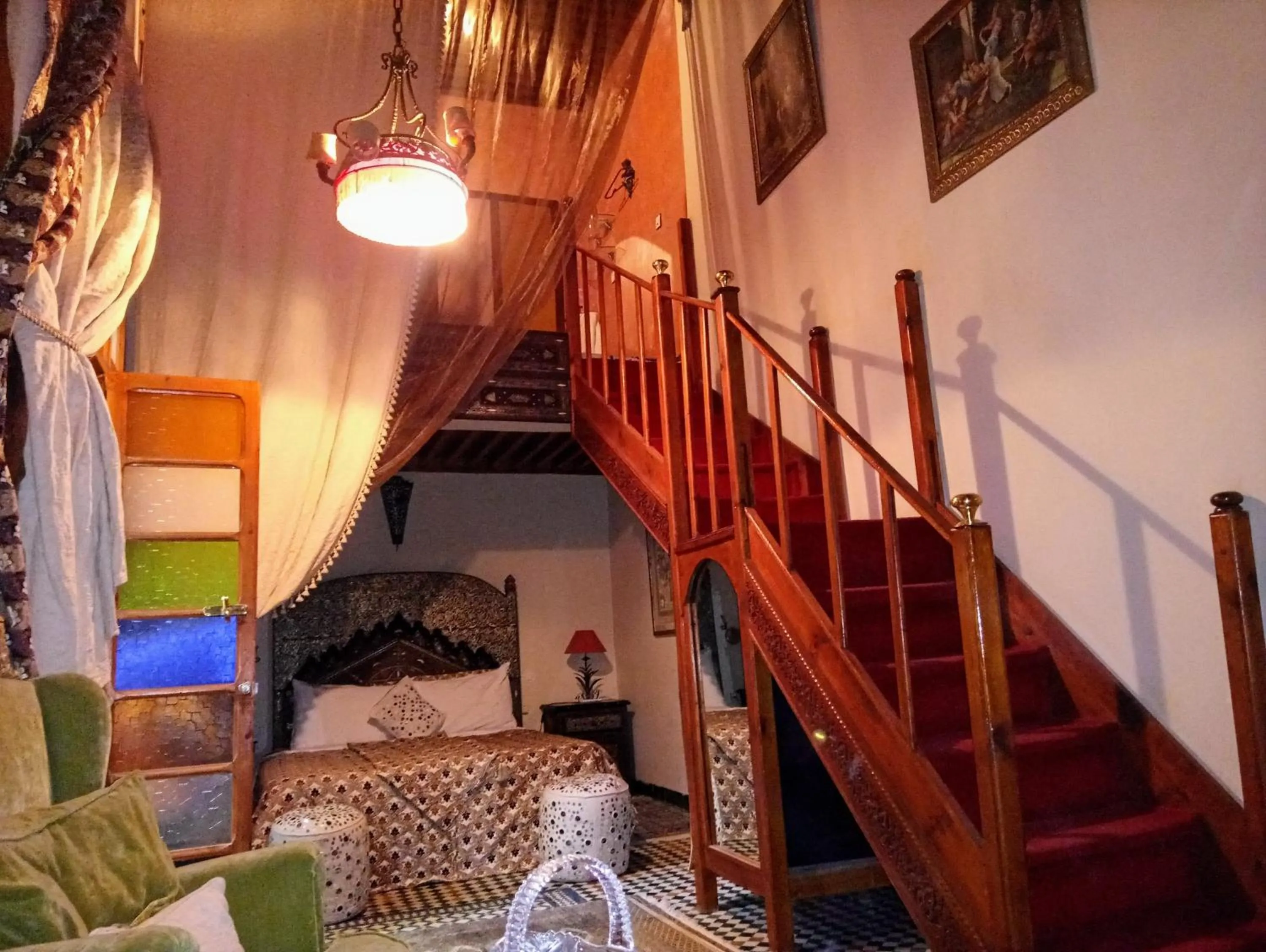 bunk bed in Riad Rchacha