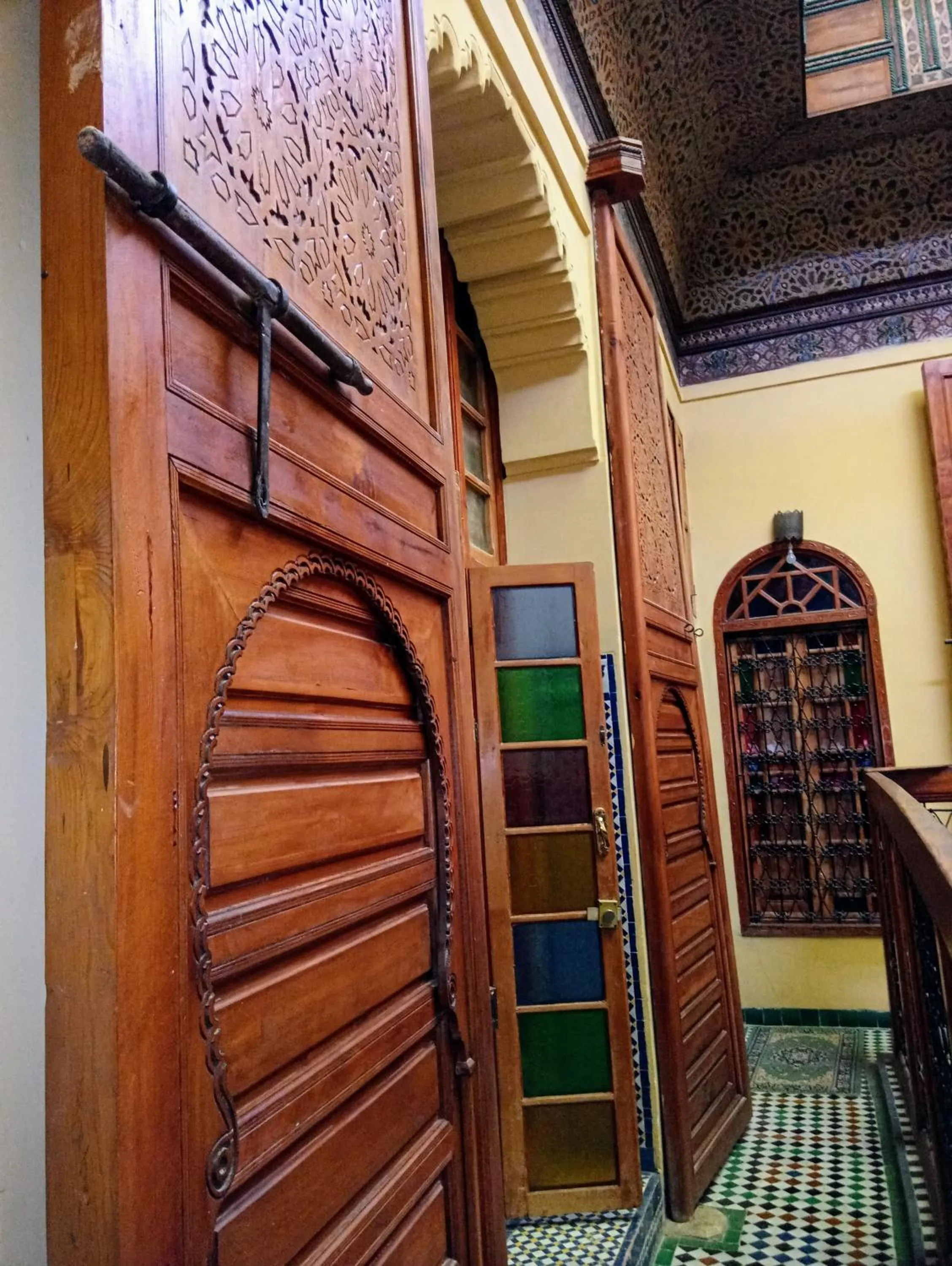 Facade/entrance in Riad Rchacha