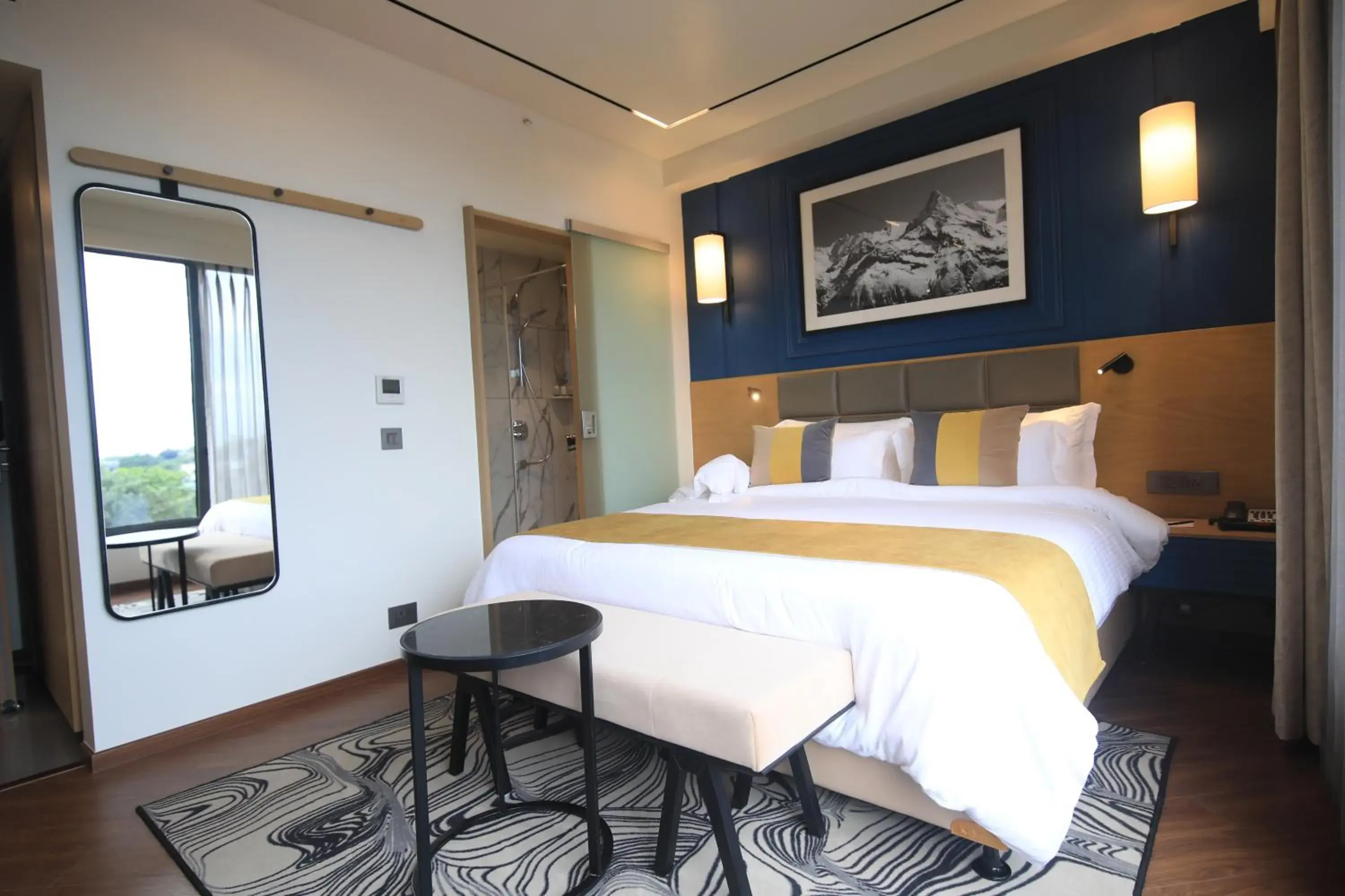 Bedroom, Bed in Ramada Encore by Wyndham Siliguri Sevoke Road Bedroom, Bed in Ramada Encore by Wyndham Siliguri Sevoke Road