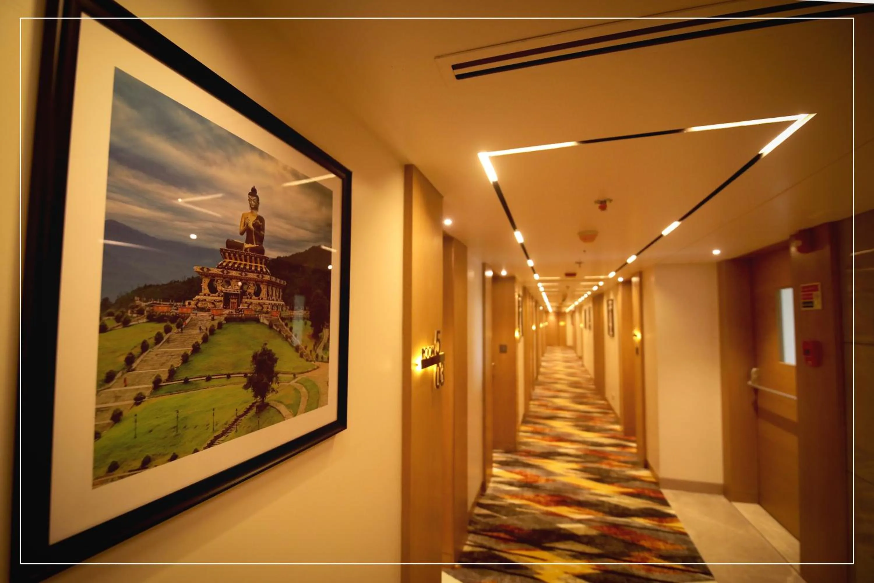 Decorative detail in Ramada Encore by Wyndham Siliguri Sevoke Road