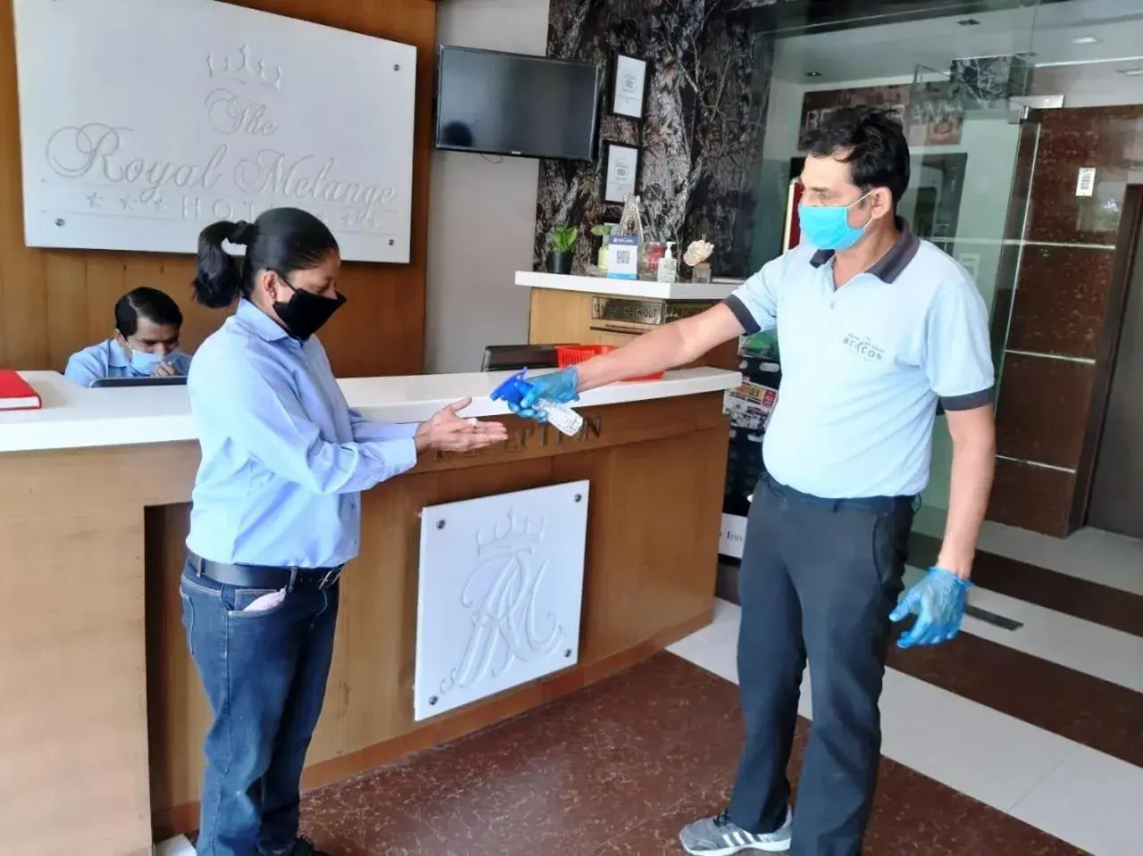 Lobby or reception in The Royal Melange Beacon Lobby or reception in The Royal Melange Beacon