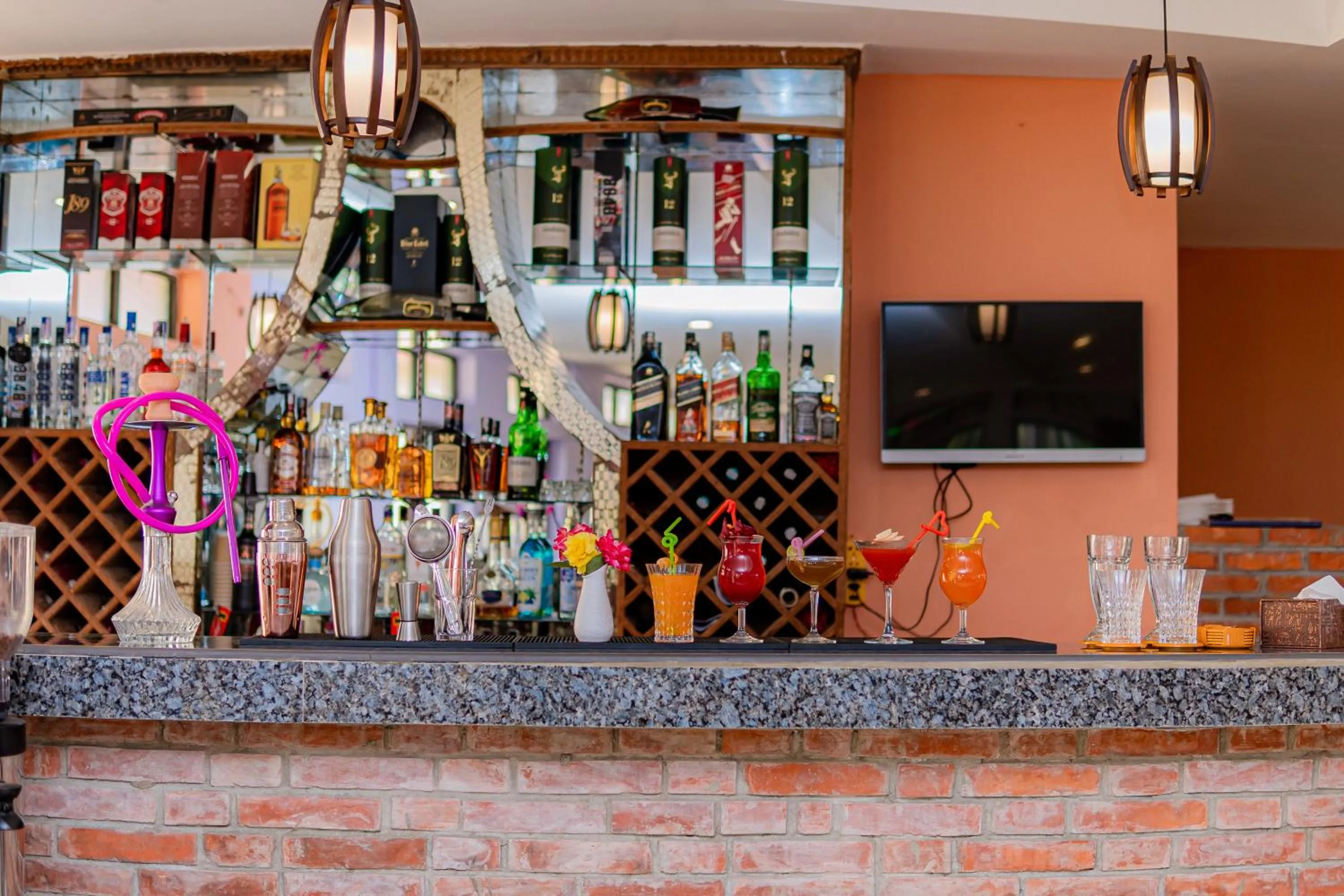 Lounge or bar in Hotel Seven Limited