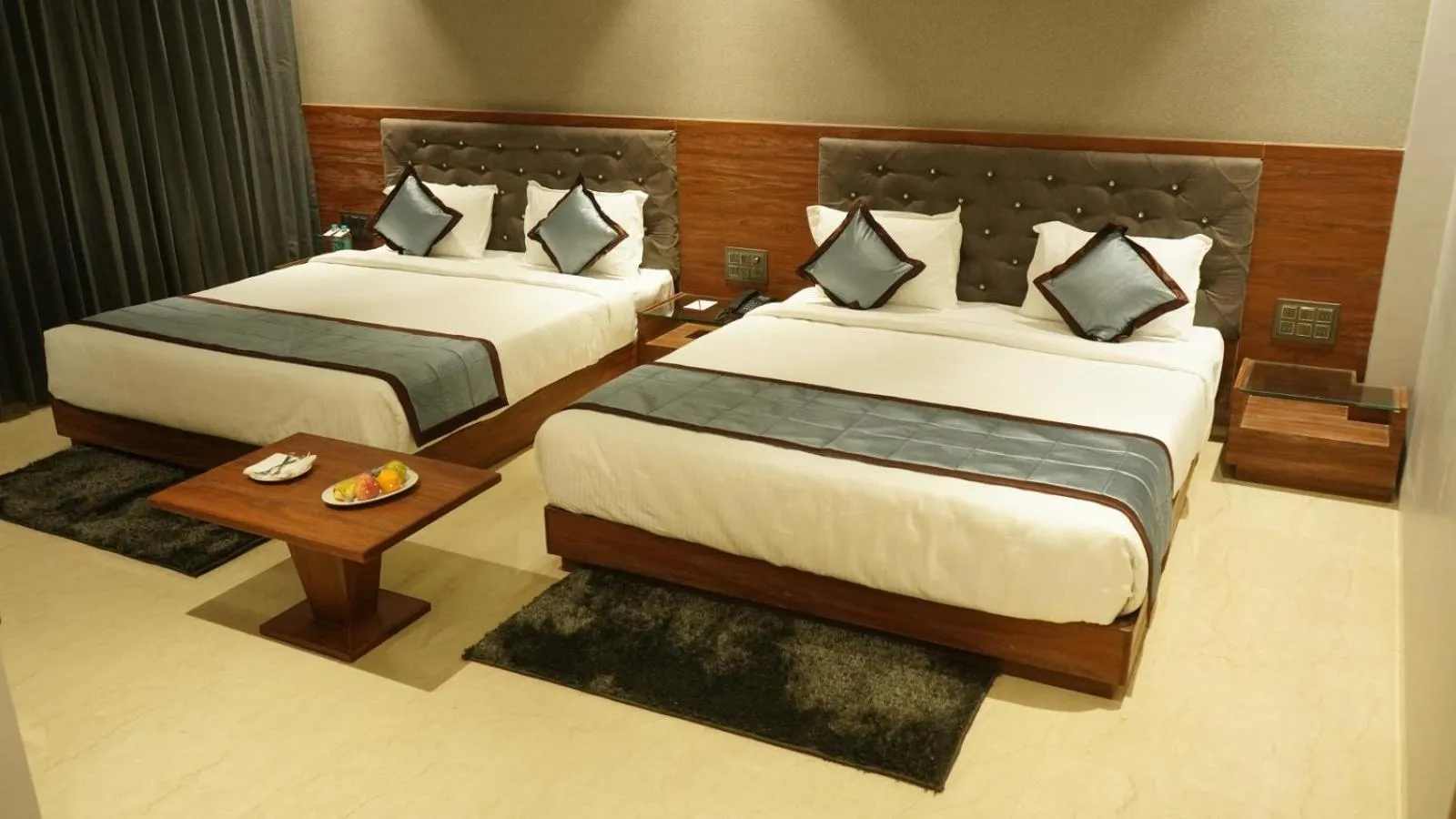 Bed in Alaukik Hotel