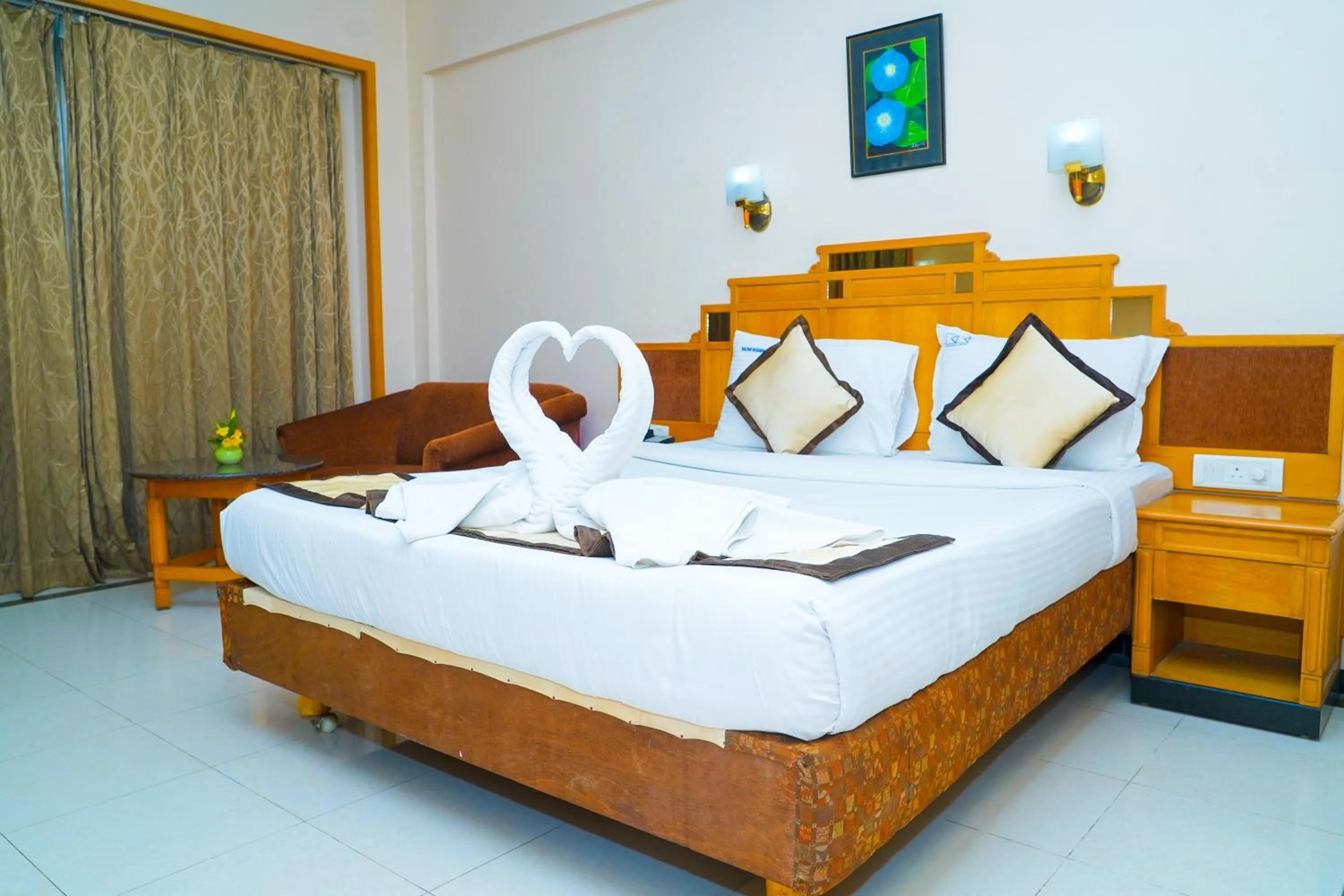 View (from property/room), Bed in Hotel Kalyan Residency