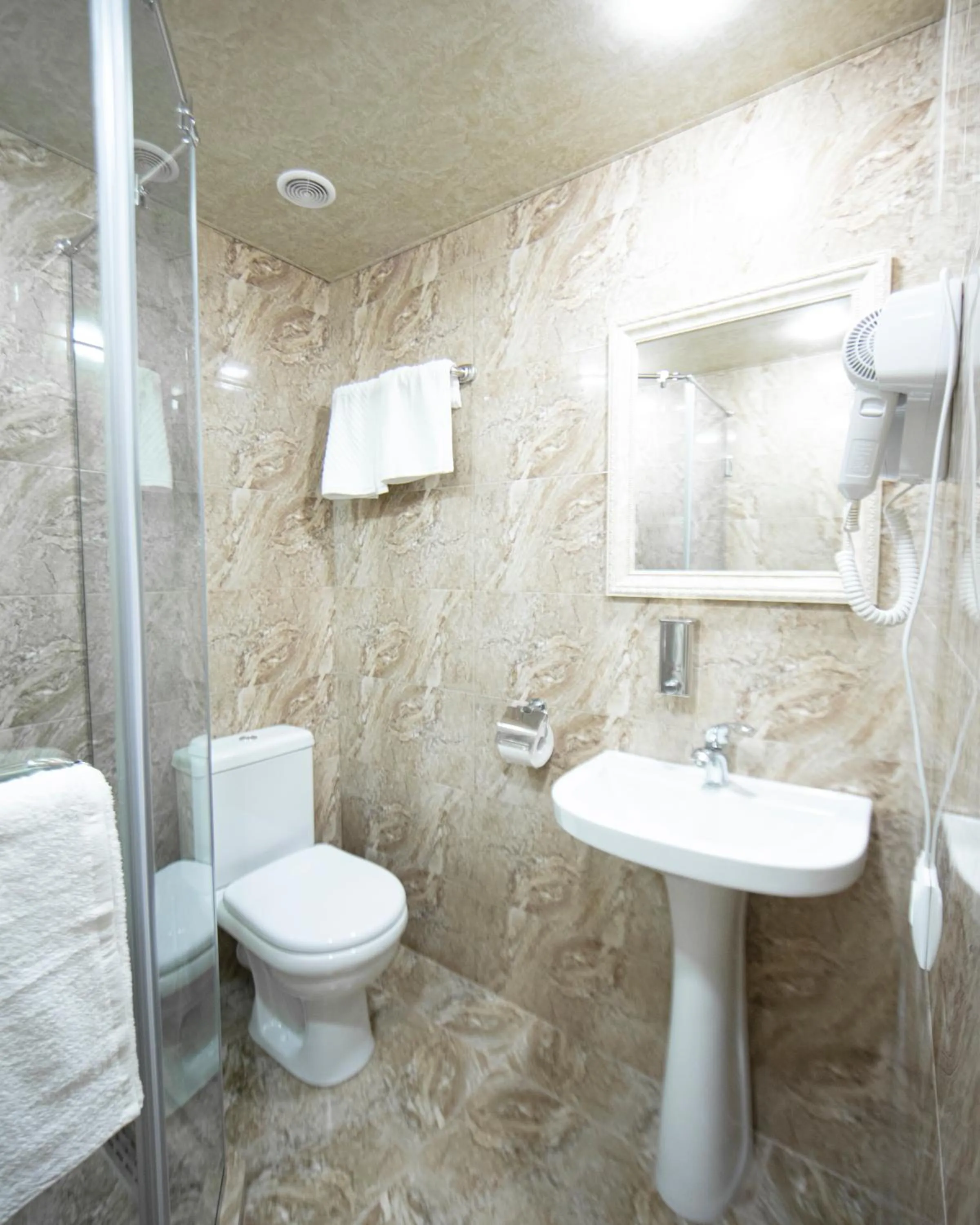 Shower in Opera Avenue Hotel