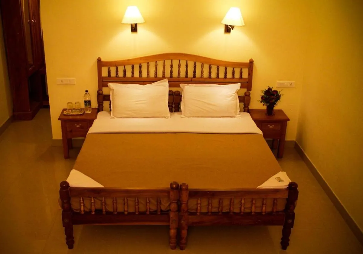 Bed in Green Court Cottages