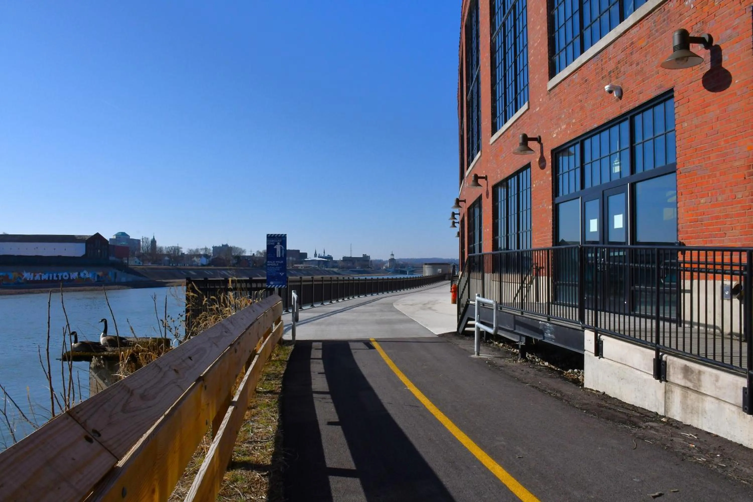 Hiking in The Warehouse Hotel at Champion Mill