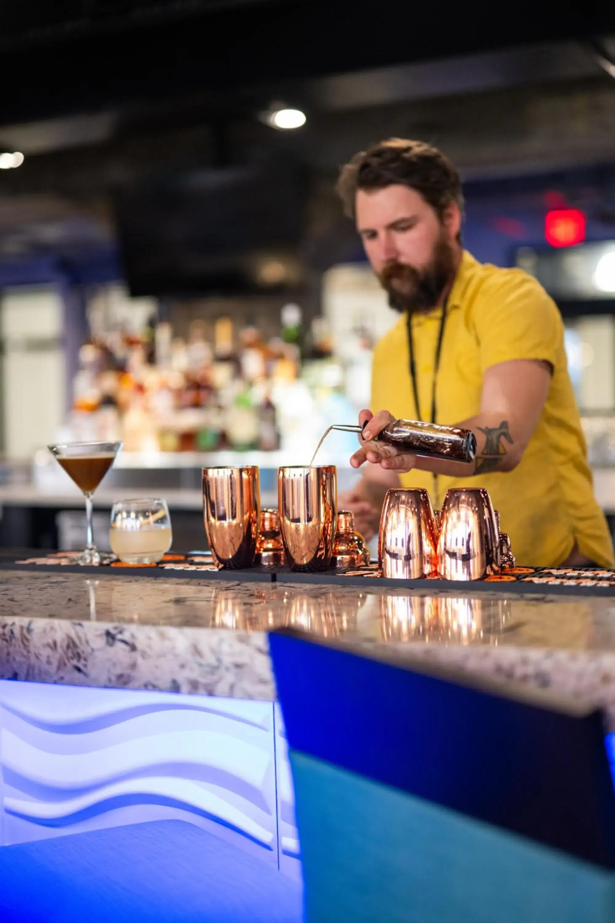 Lounge or bar in The Warehouse Hotel at Champion Mill Lounge or bar in The Warehouse Hotel at Champion Mill