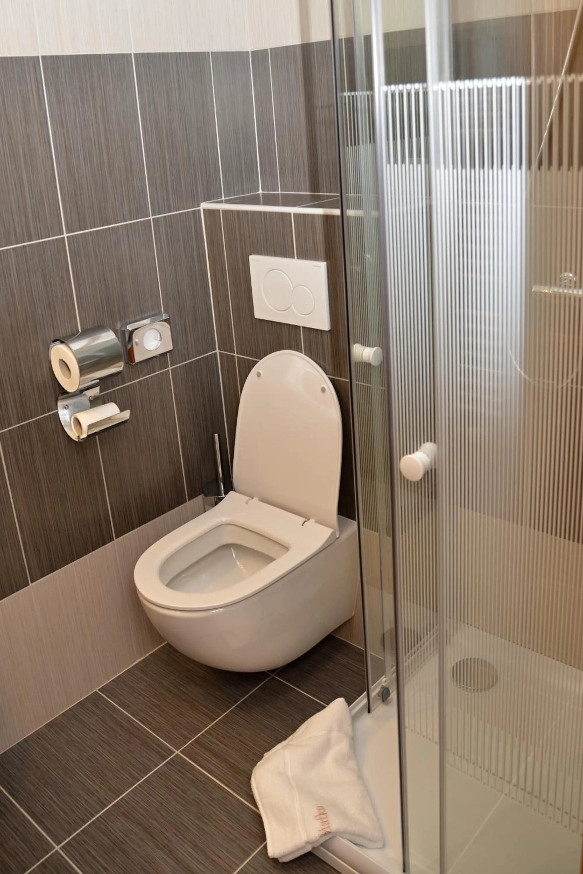 Bathroom in Hotel Na Statku