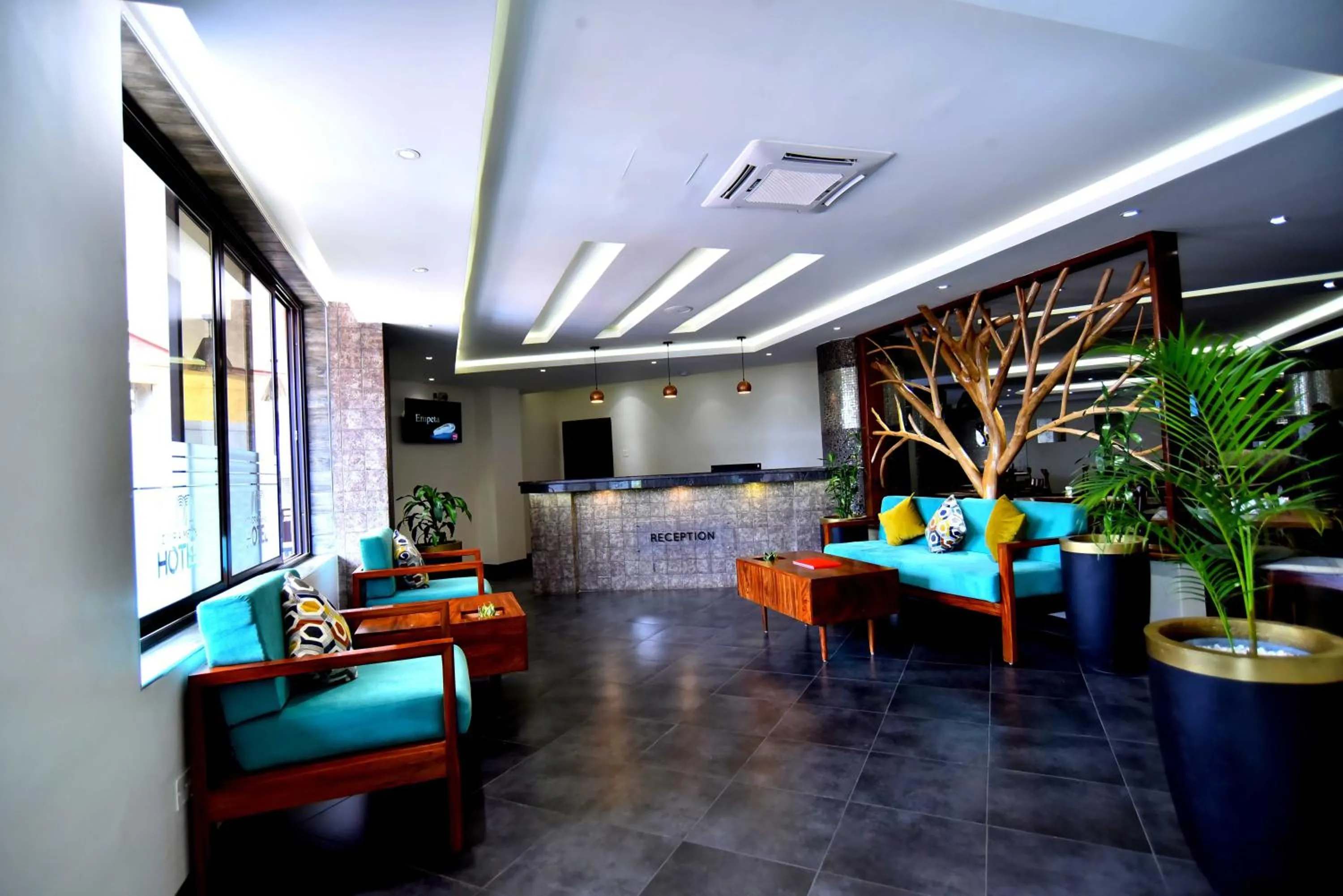 Lobby or reception in Victoria Mews Hotel