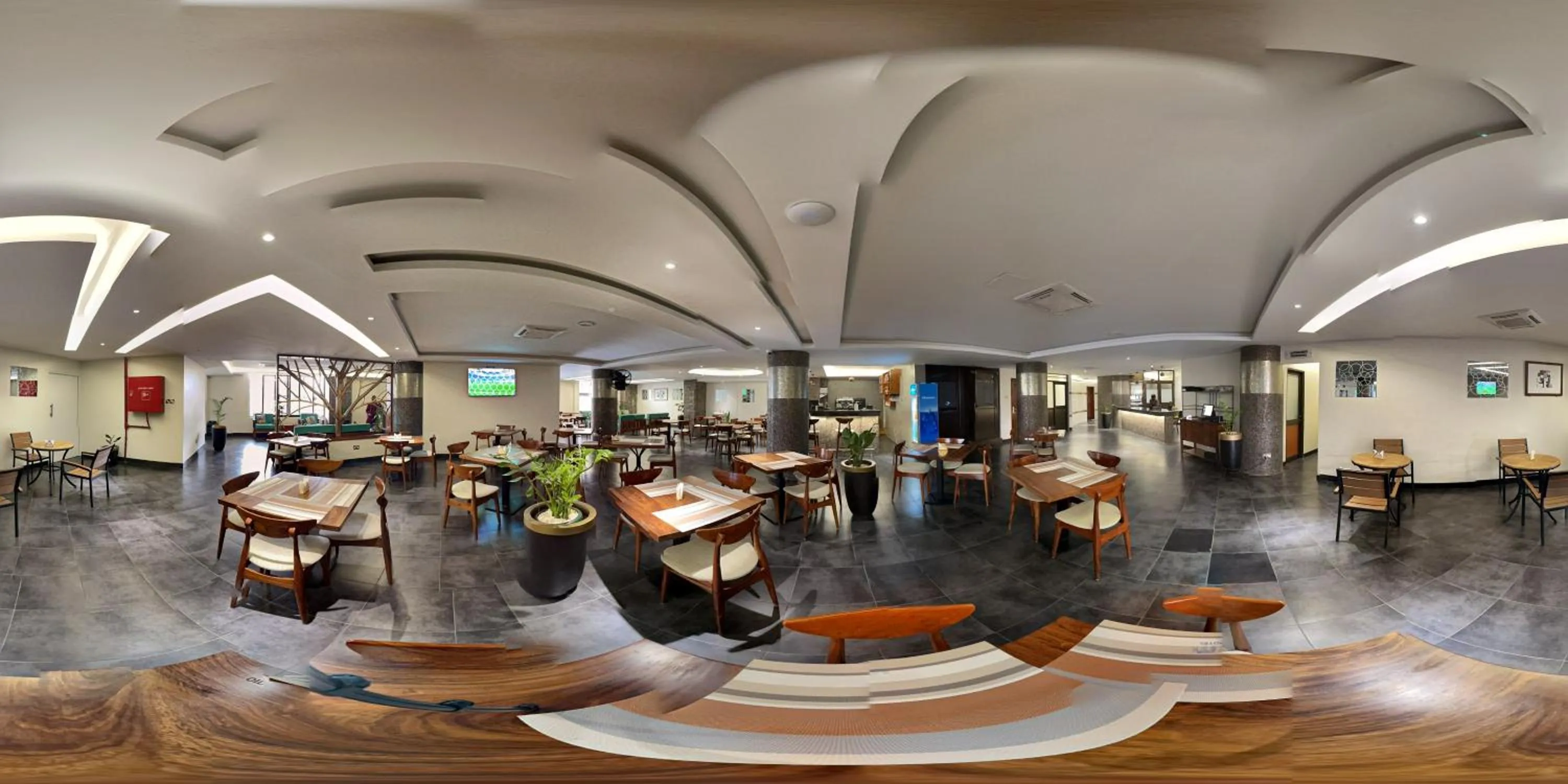 Restaurant/places to eat in Victoria Mews Hotel