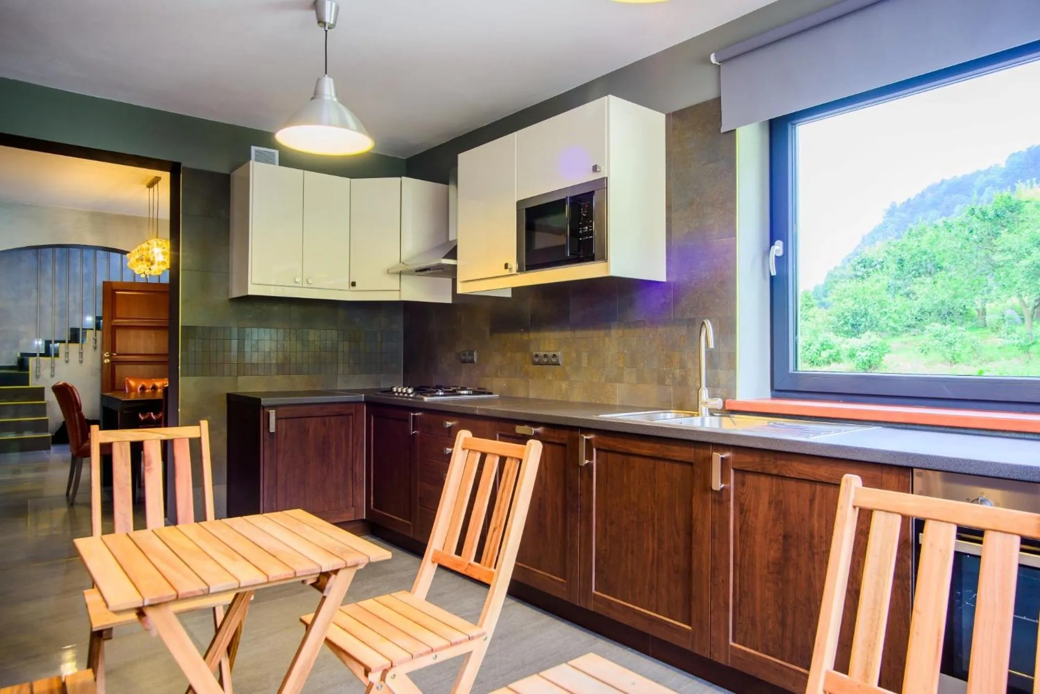 Communal kitchen in Otulina Park