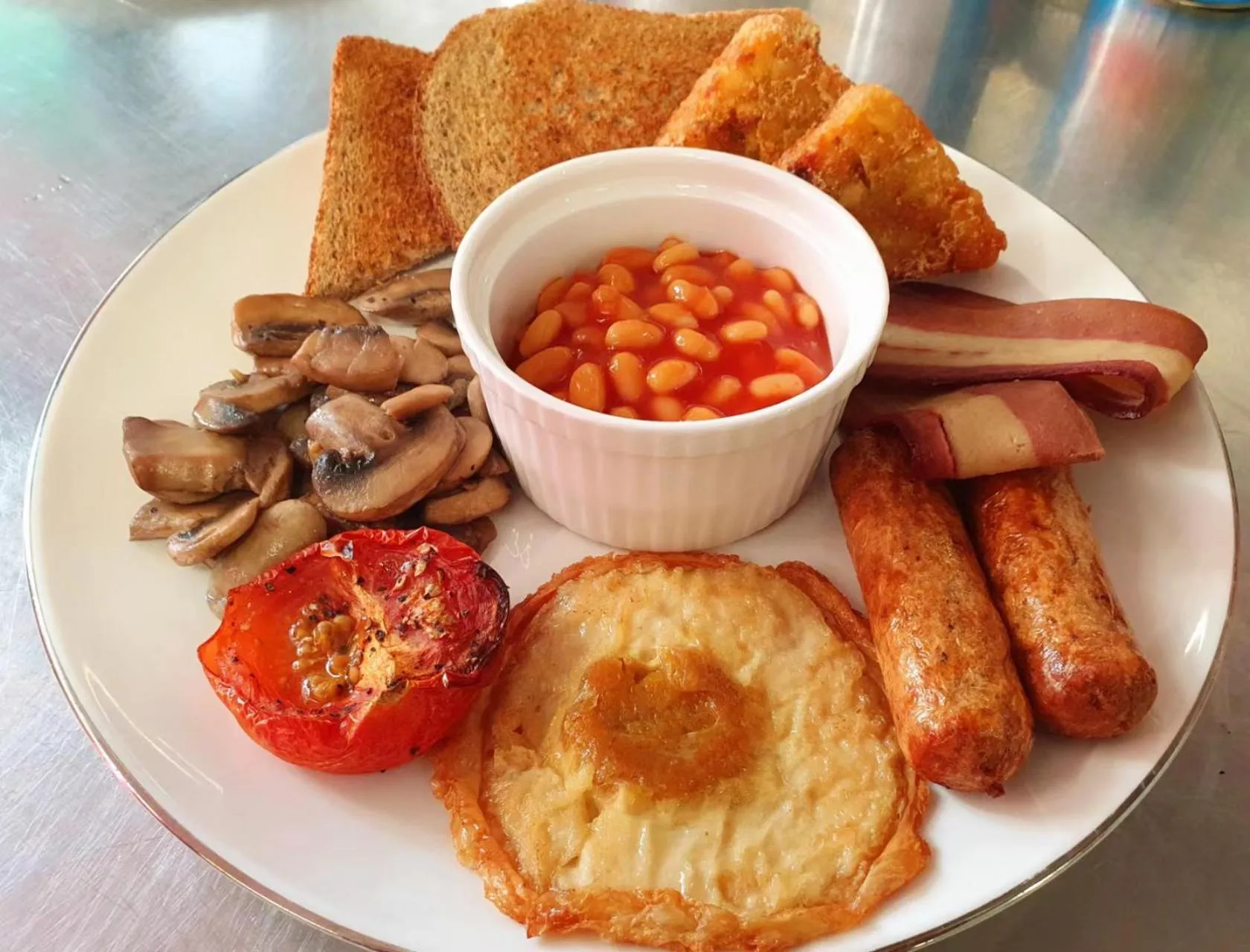 Breakfast in Drake Hotel Plymouth