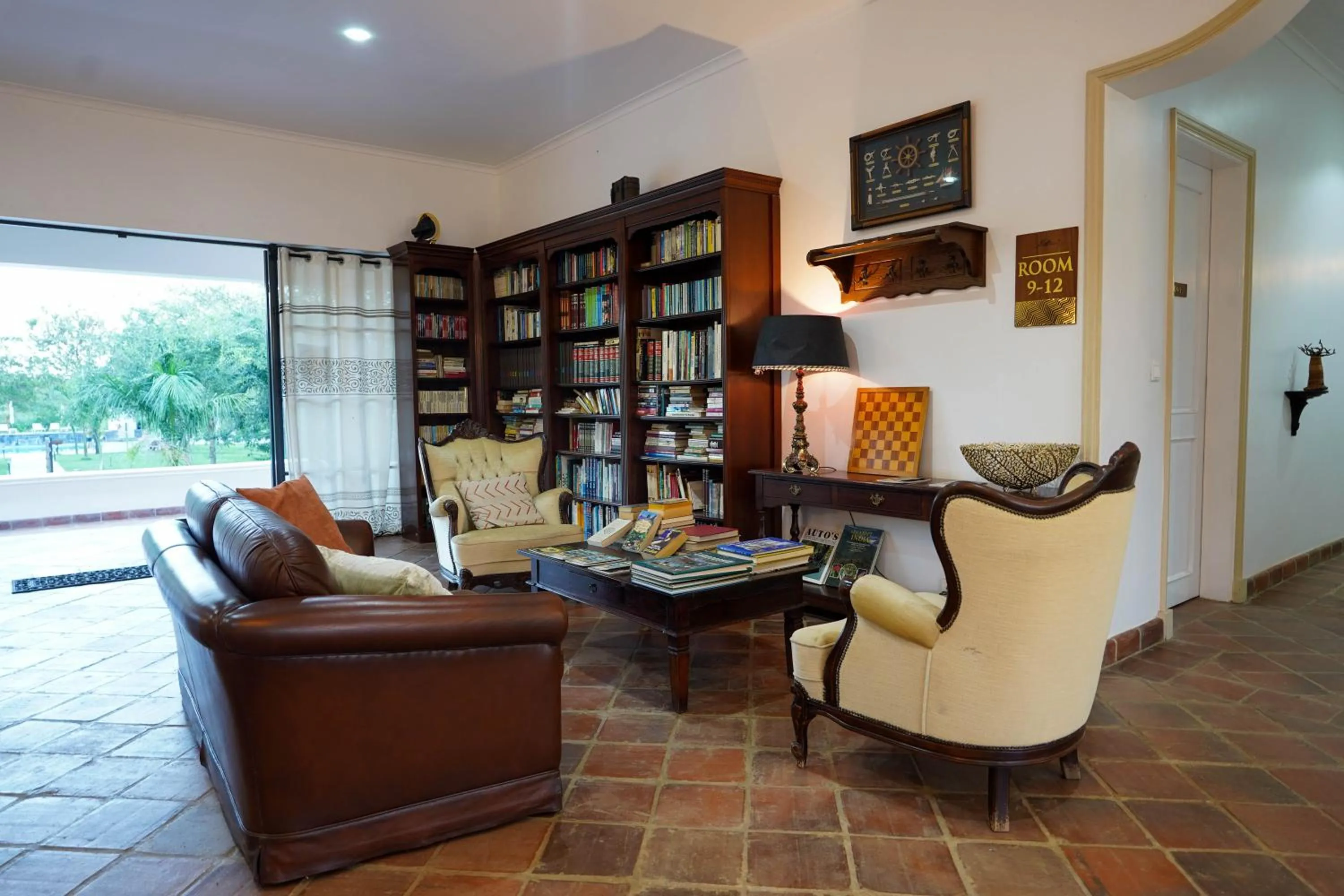 Library in Kili Seasons Hotel