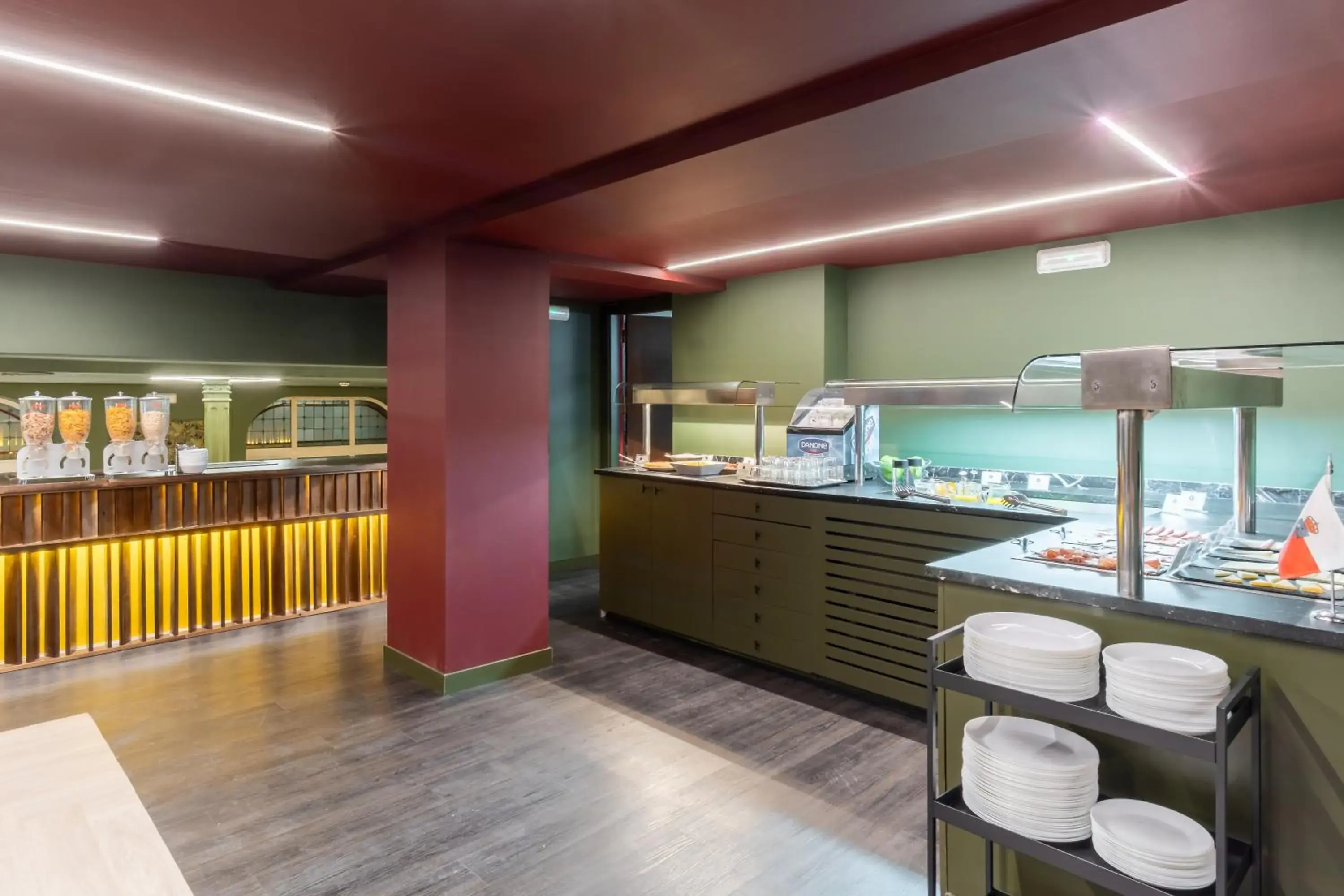 Buffet breakfast in Abba Santander Buffet breakfast in Abba Santander