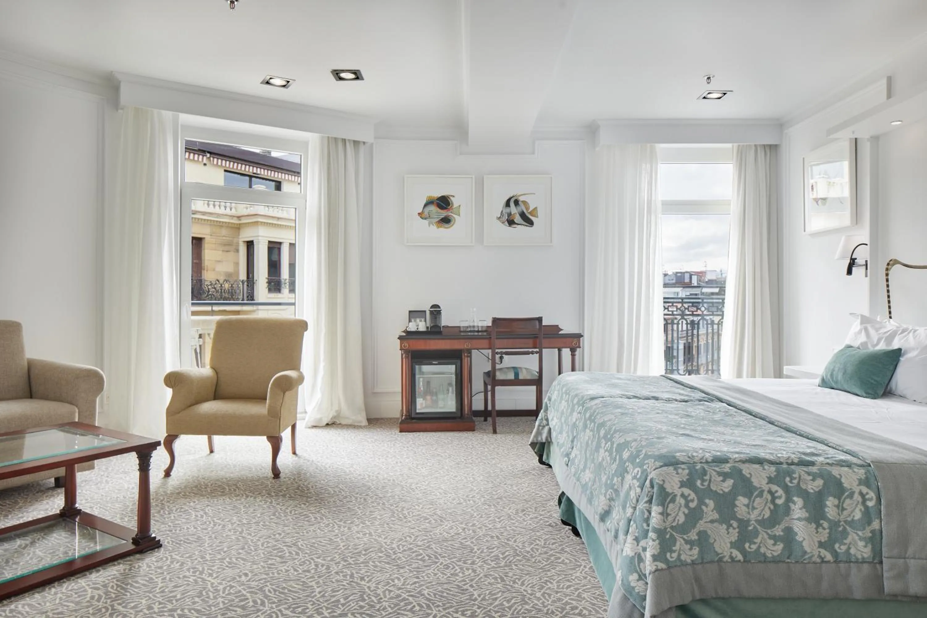 Bed in Hotel de Londres y de Inglaterra