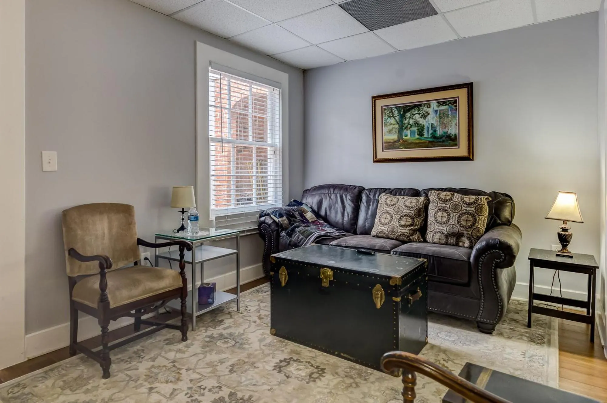Seating area in The Duff Green Mansion