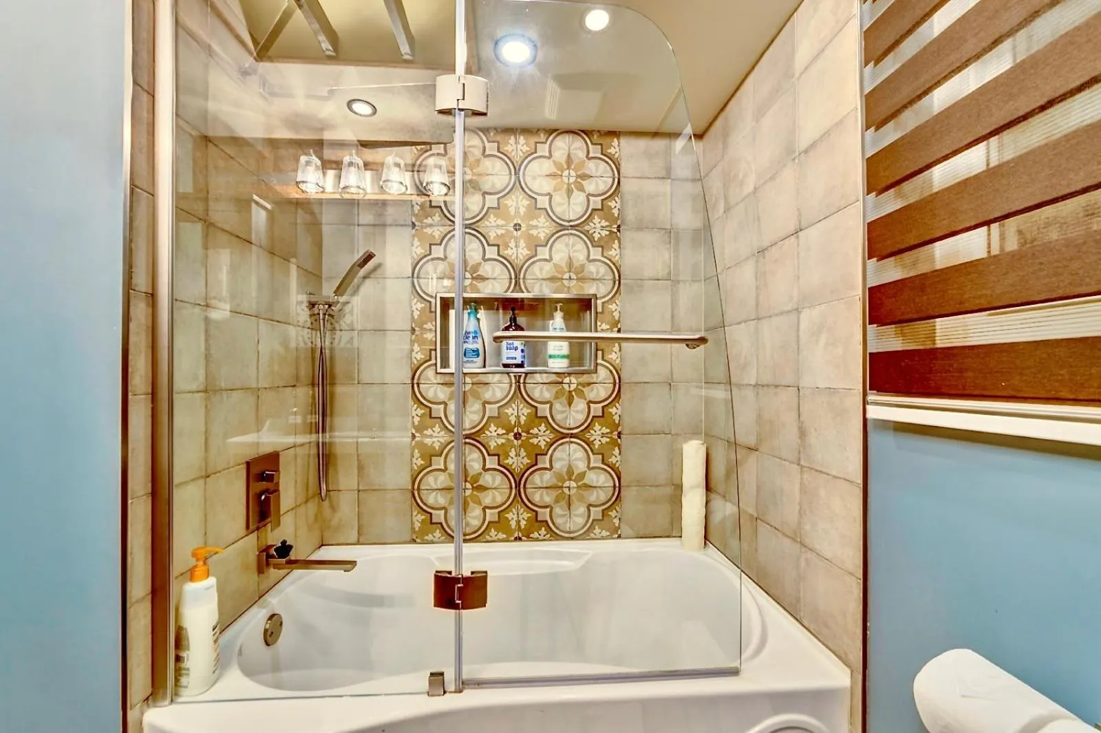 Bathroom in Neocolonial Nouveau Kensington Vacation Home