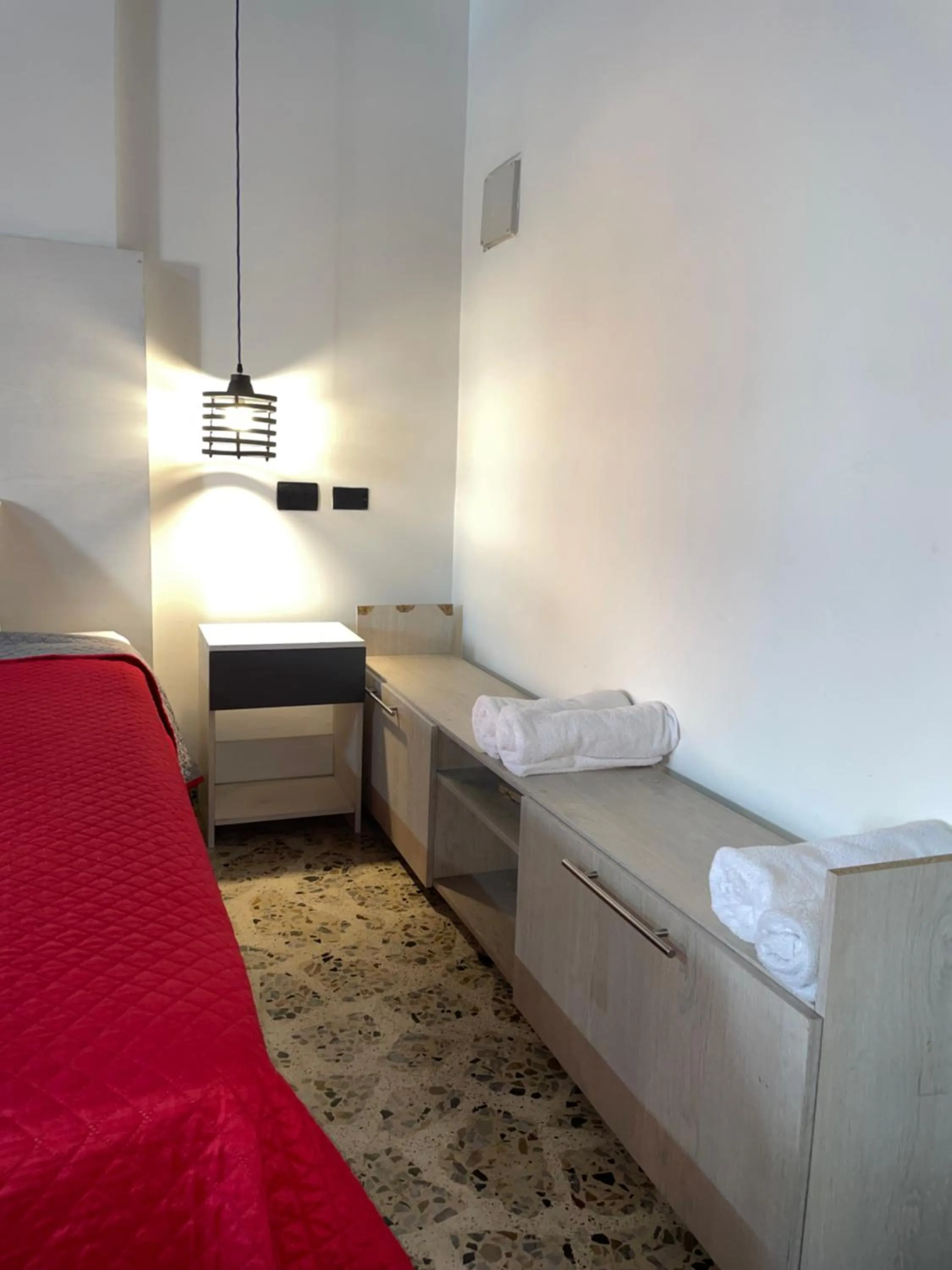 towels, Bed in Hotel Ofix