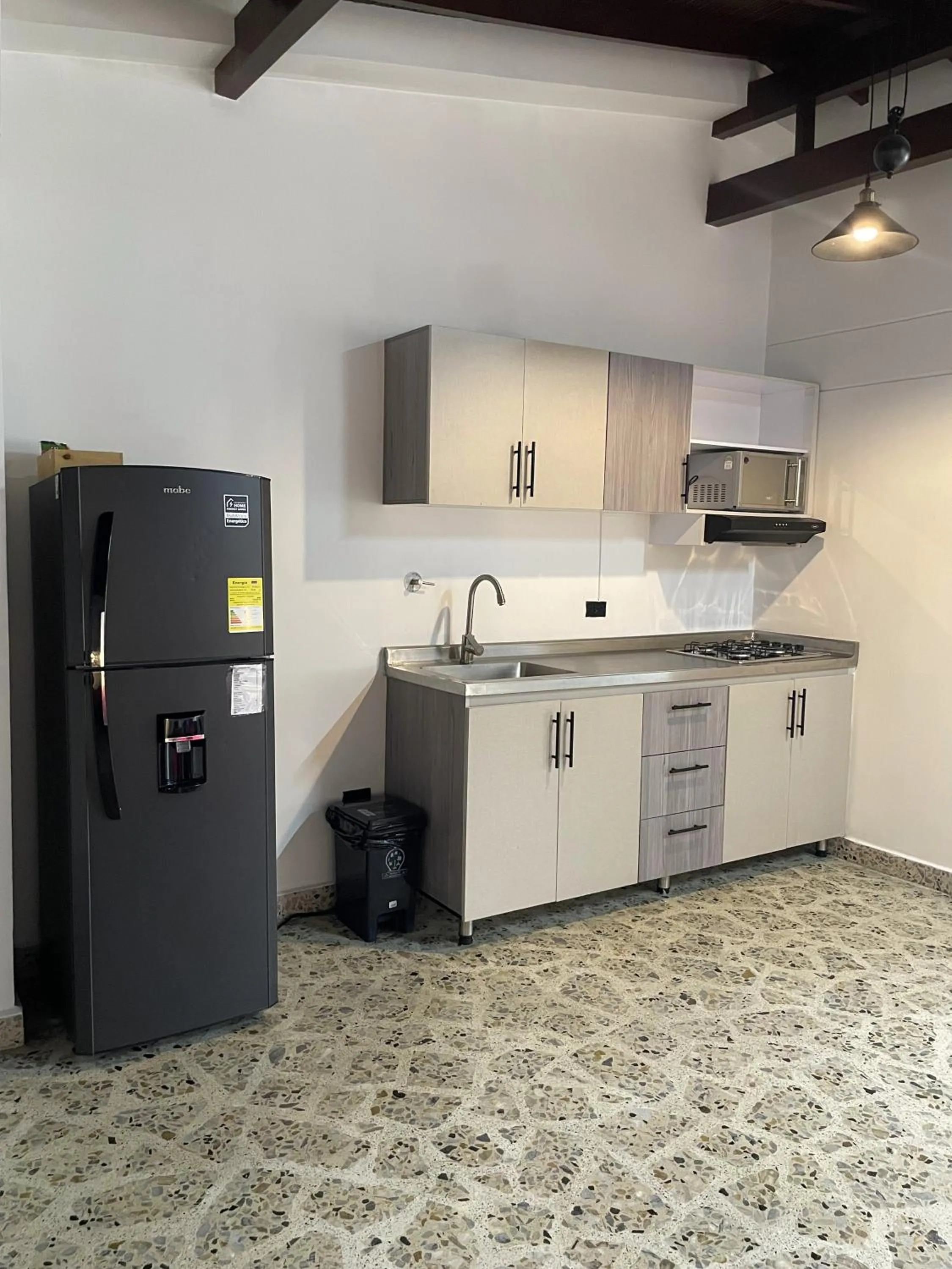 Kitchen or kitchenette in Hotel Ofix