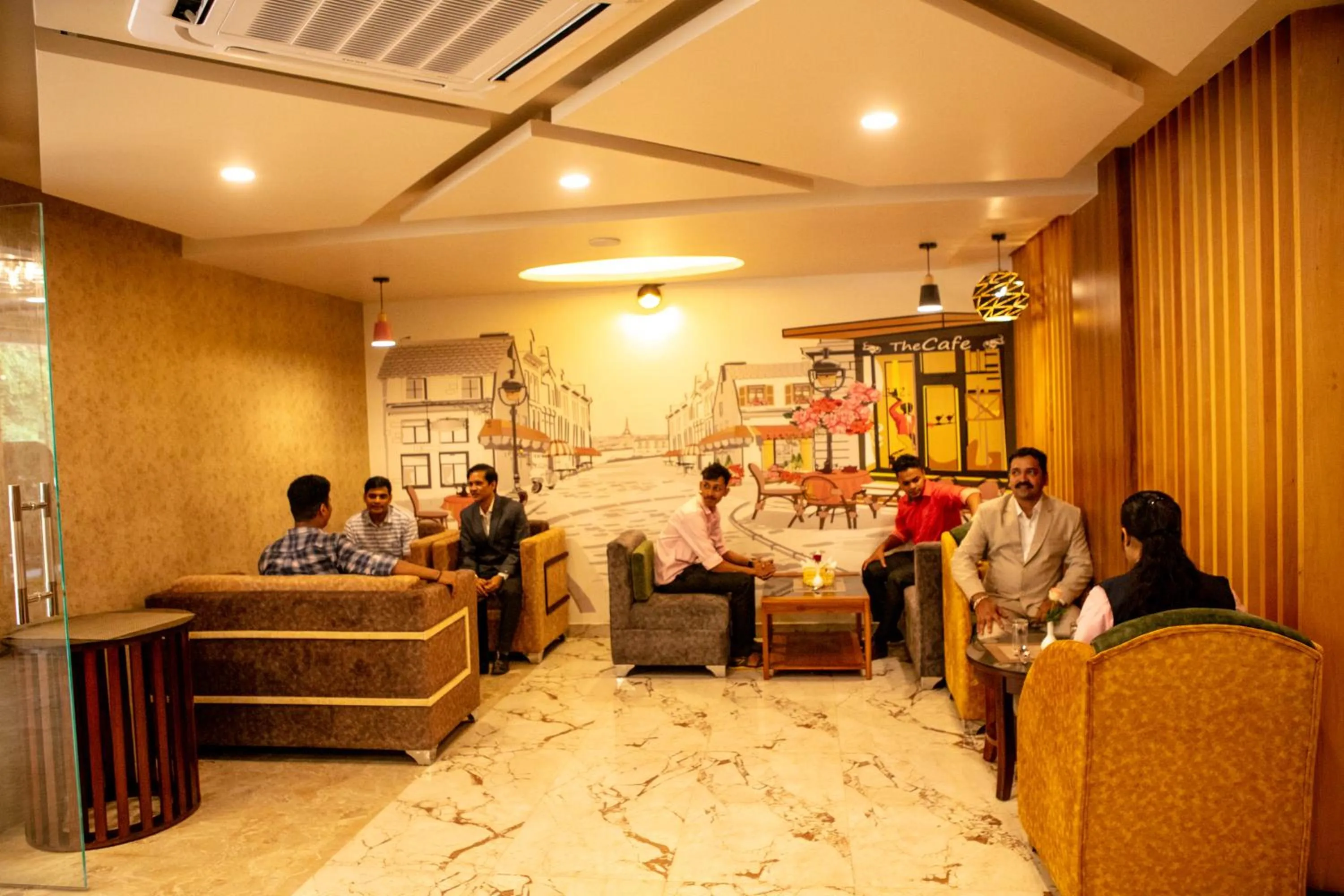 Seating area in Hotel EDEN