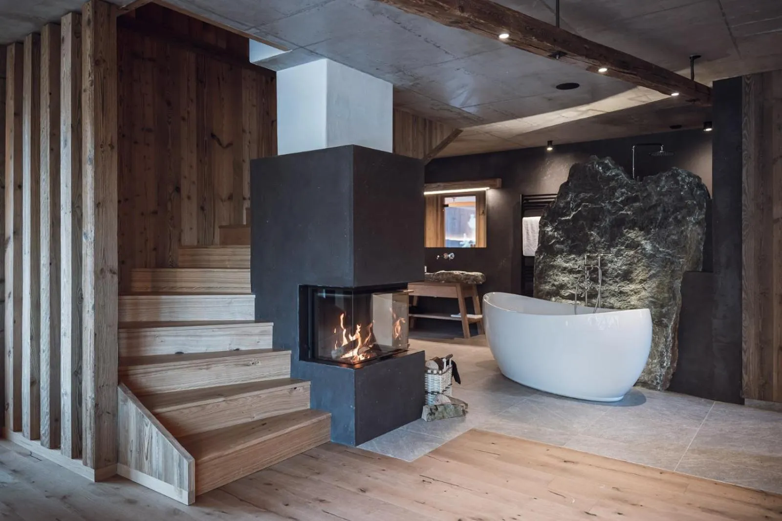 People in Amus Chalets Dolomites - Luxury Chalets South Tyrol