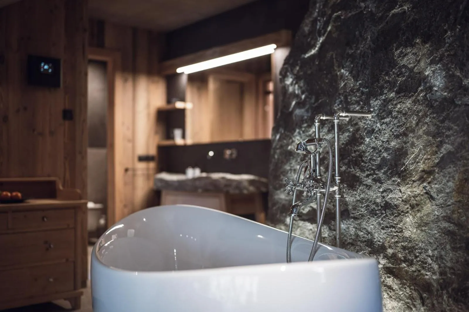 Bathroom in Amus Chalets Dolomites - Luxury Chalets South Tyrol