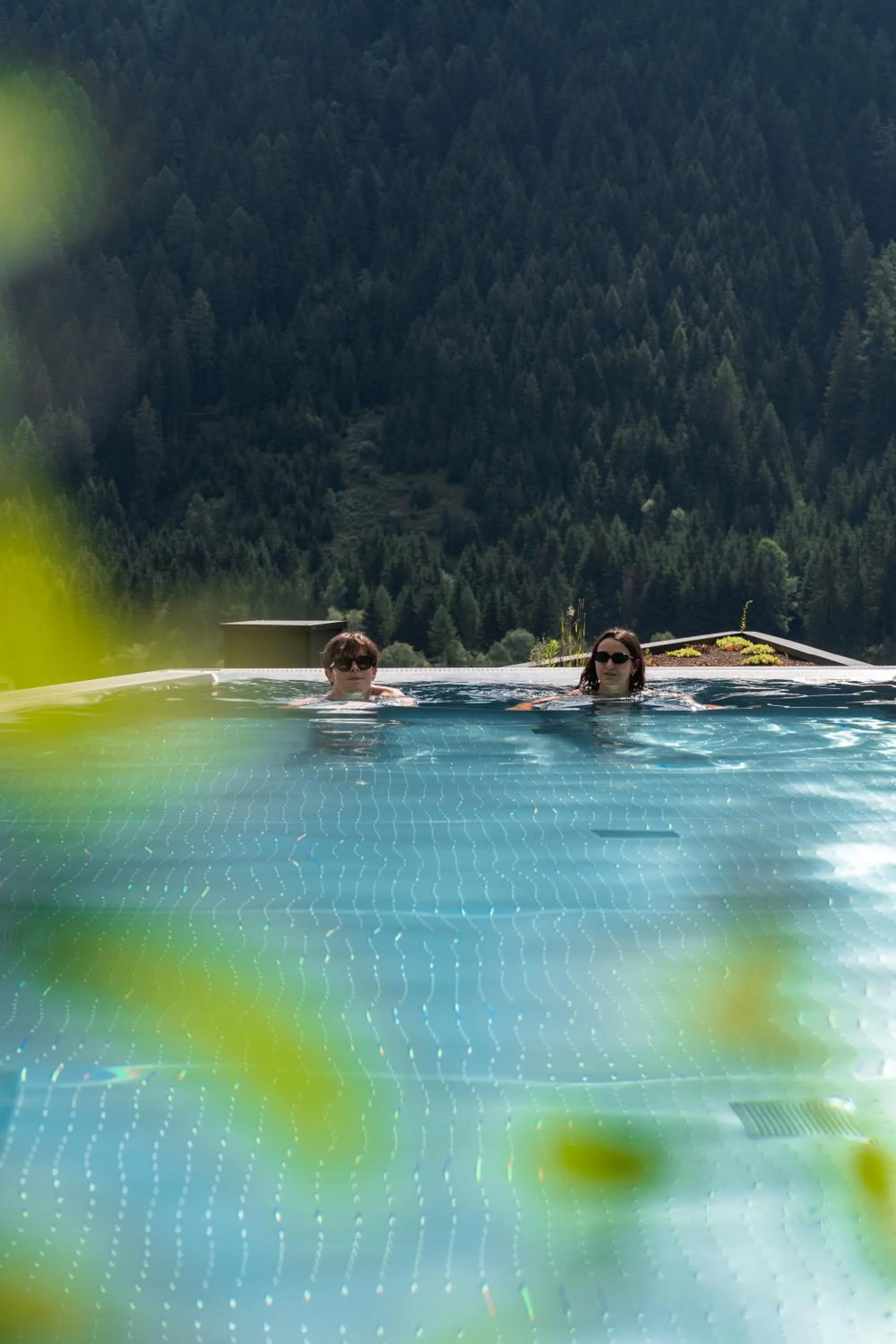 Swimming pool in Amus Chalets Dolomites - Luxury Chalets South Tyrol