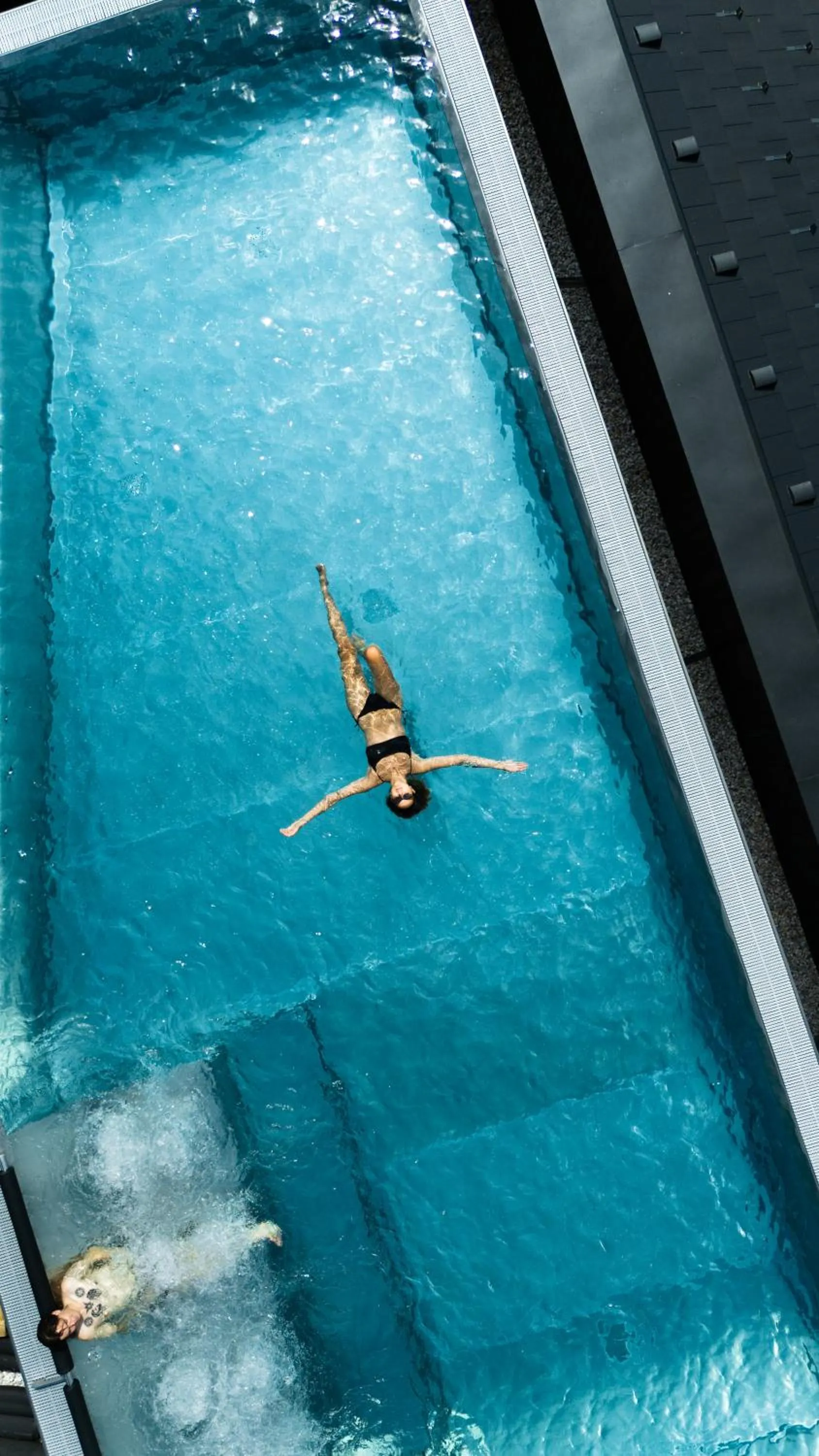 Swimming pool in Amus Chalets Dolomites - Luxury Chalets South Tyrol
