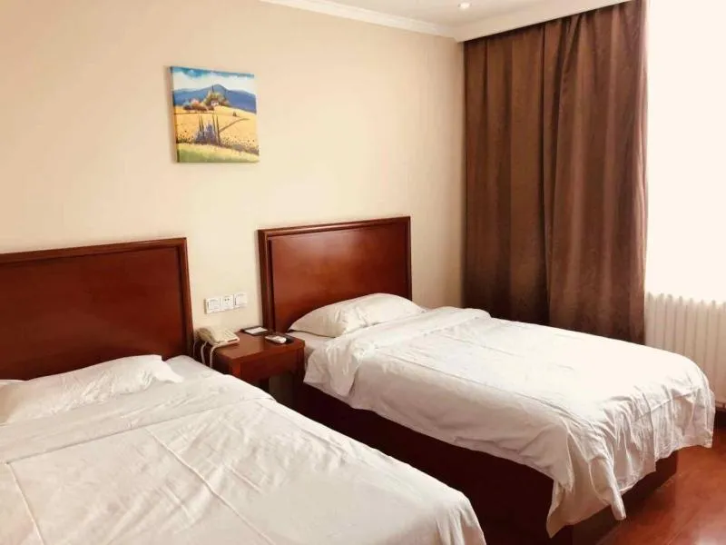 Bed in GreenTree Inn Zhangjiakou Yu County Bus Station Business Hotel