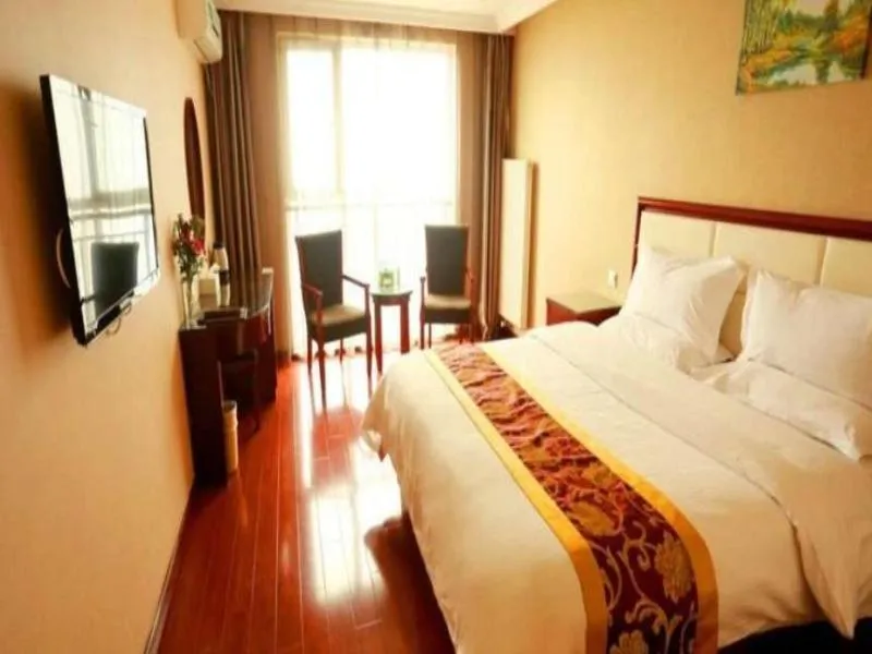 Bed in GreenTree Inn Zhangjiakou Yu County Bus Station Business Hotel