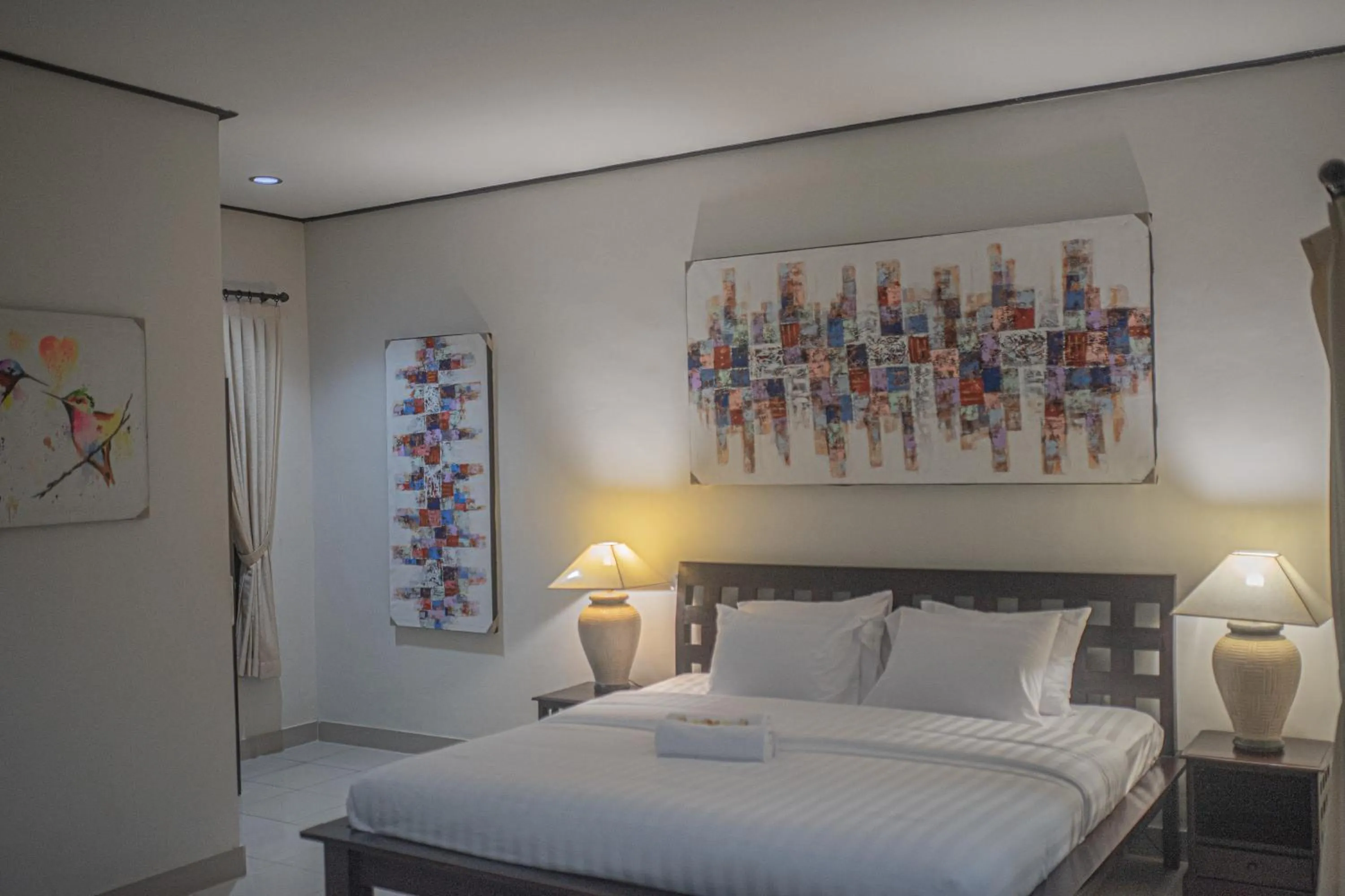 Bed in Panorama Cottages I