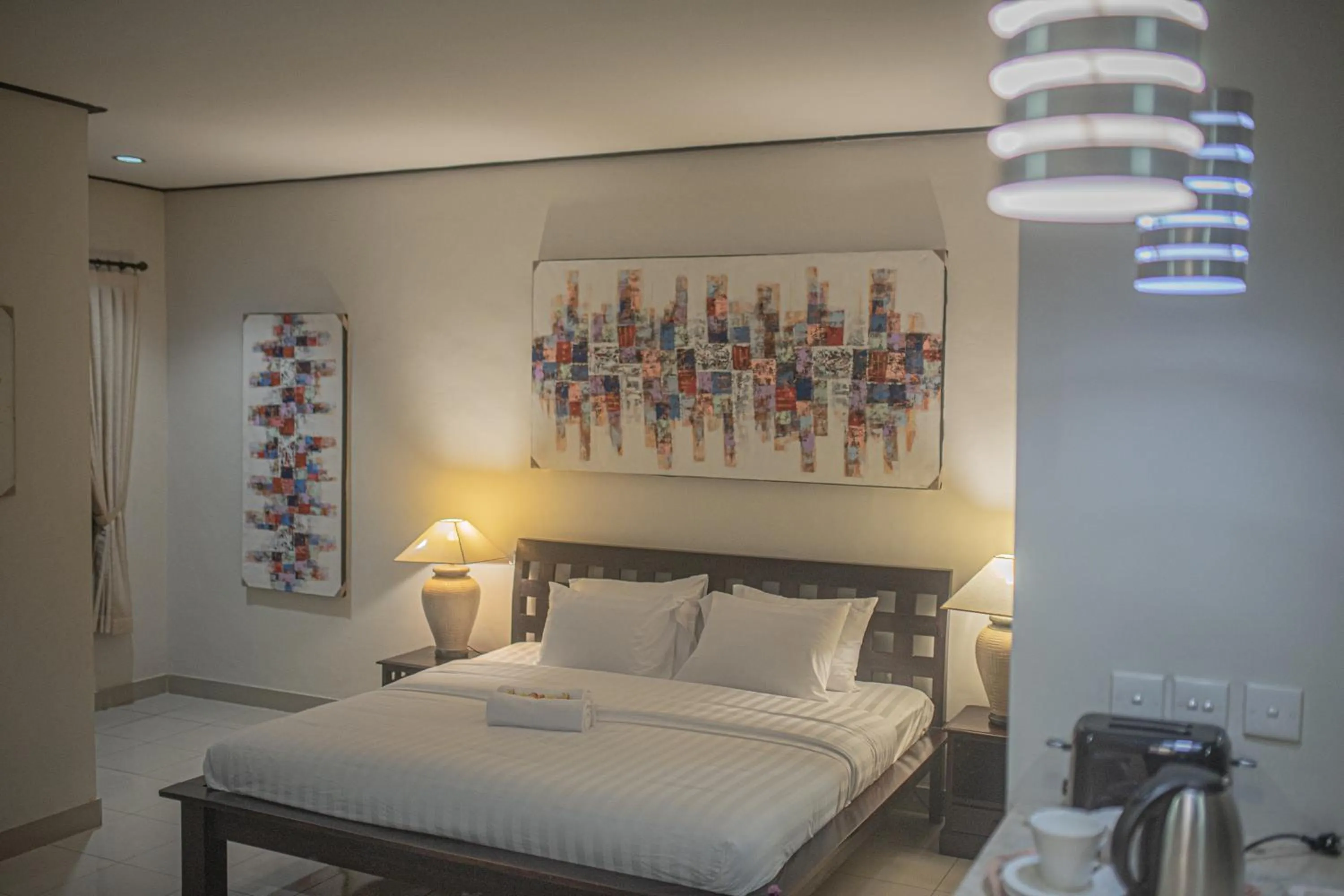 Bed in Panorama Cottages I