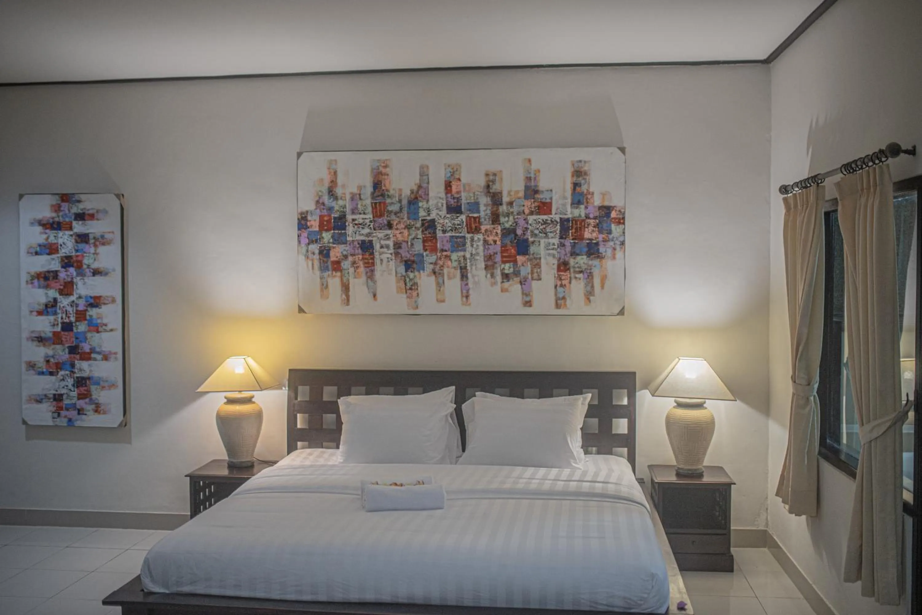 Bed in Panorama Cottages I