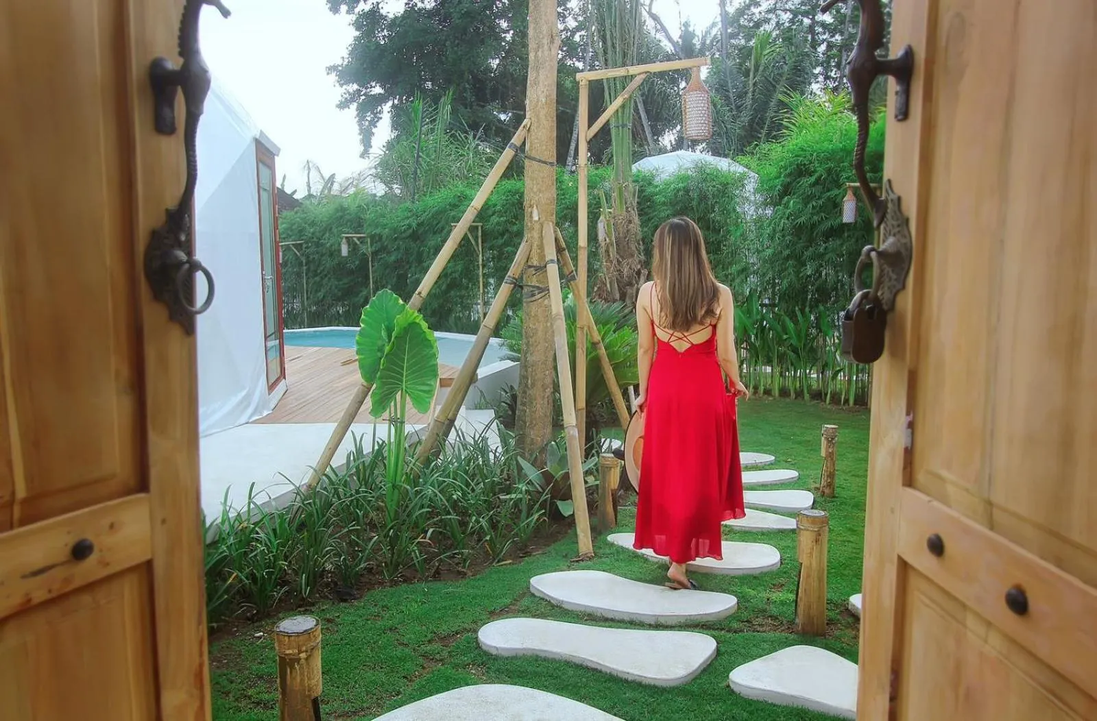 Garden in Coconut Galaxy Villas by Bali Cabin
