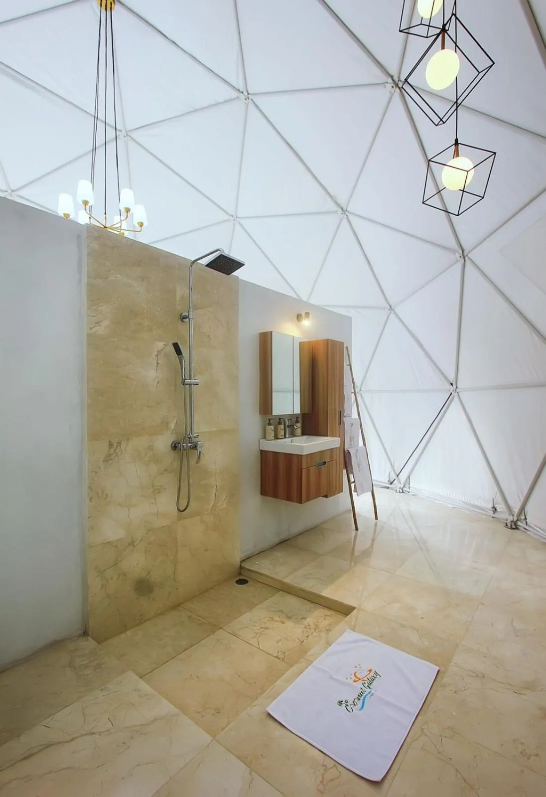 Shower in Coconut Galaxy Villas by Bali Cabin