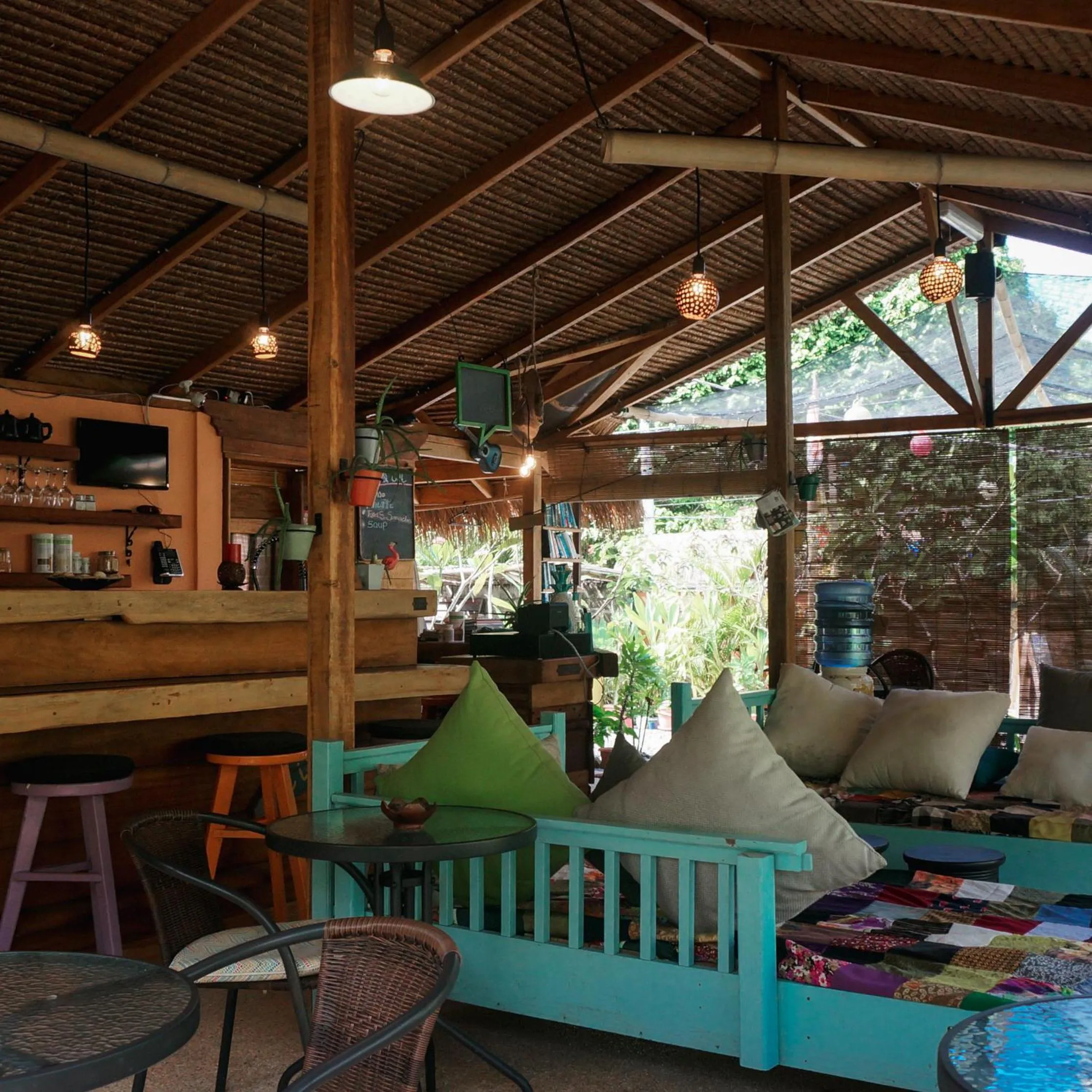 Lounge or bar in SAME SAME Bungalows - ECO Friendly