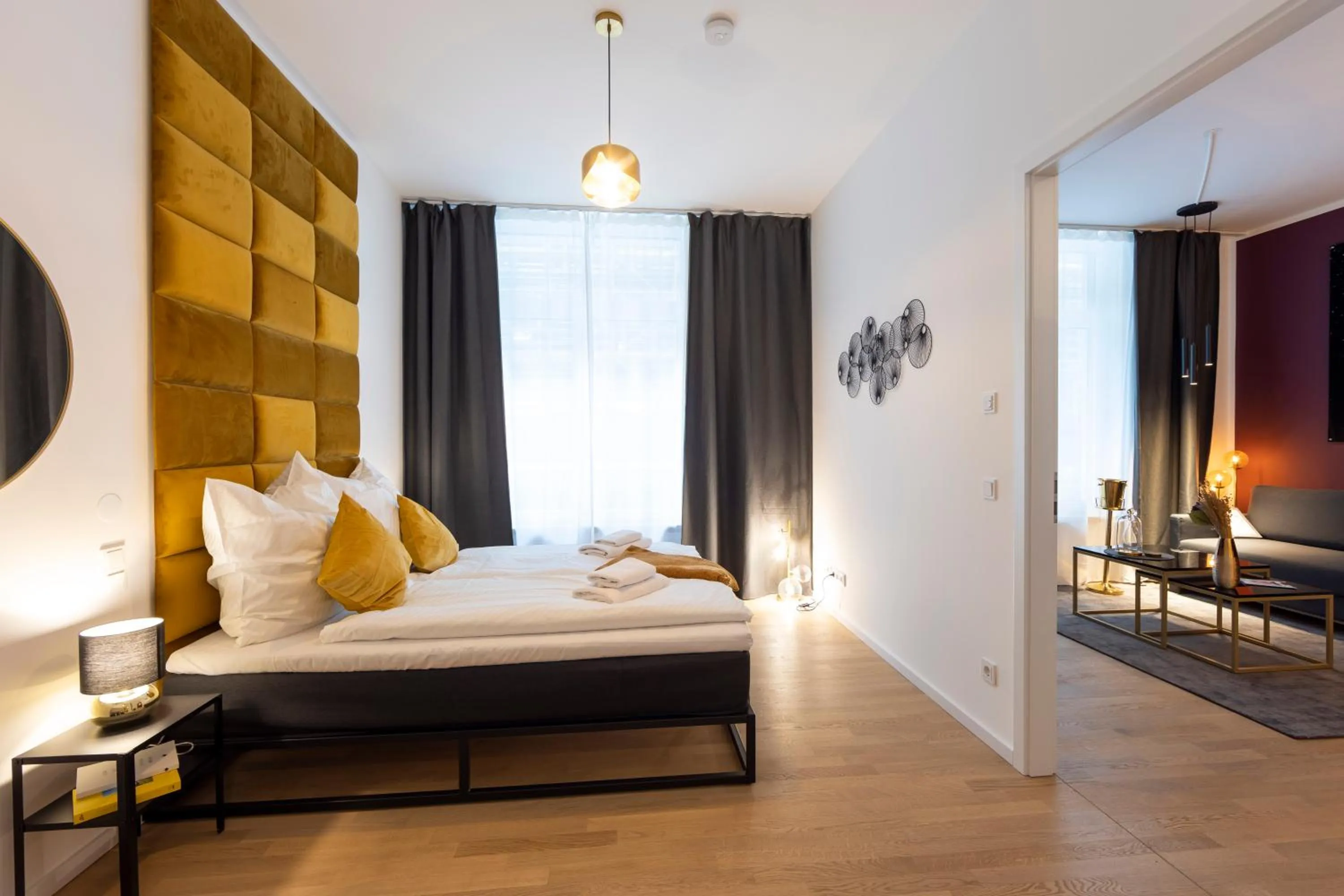 Bed in Pure Berlin Apartments - Luxury at Pure Living in City Center