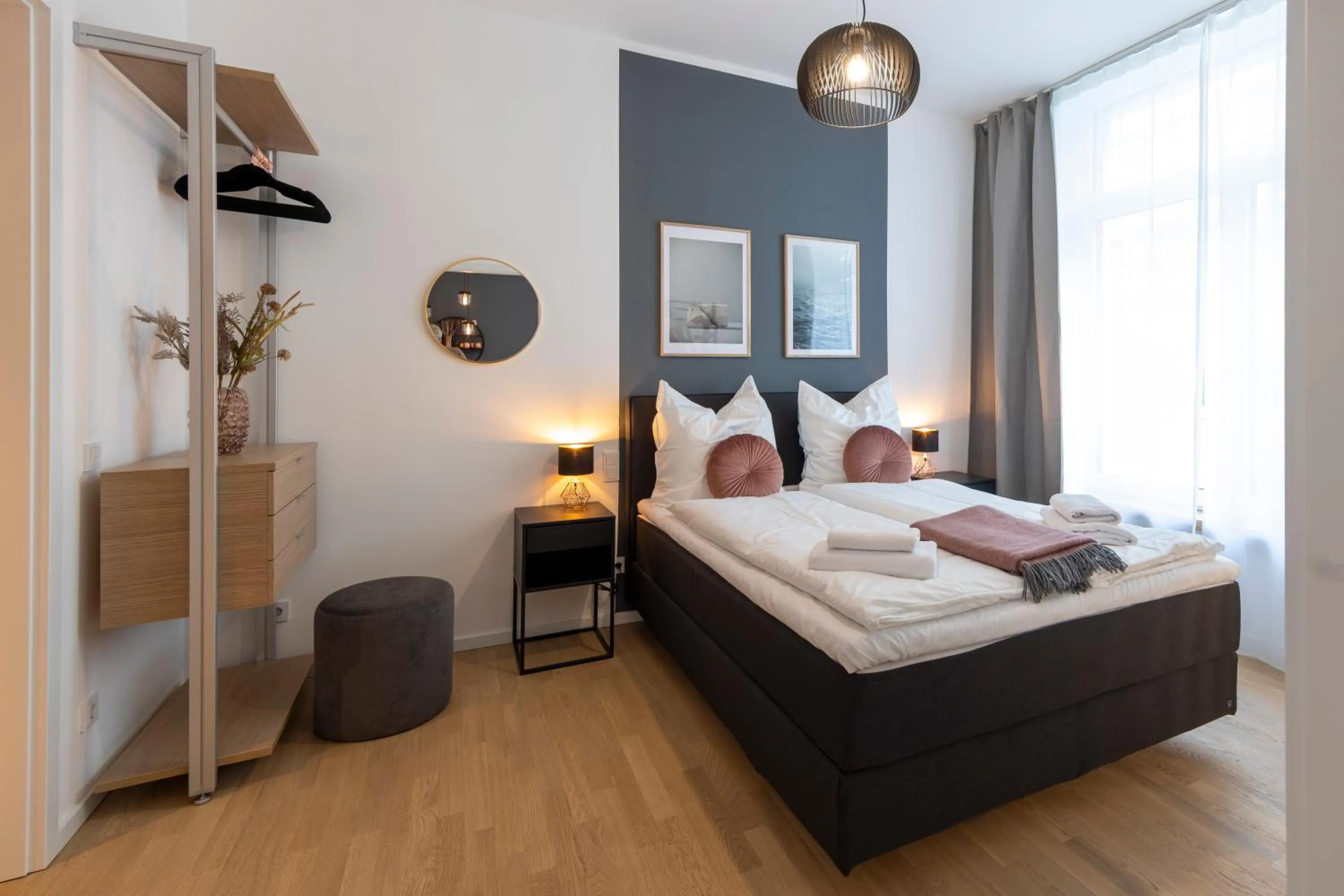 Bed in Pure Berlin Apartments - Luxury at Pure Living in City Center