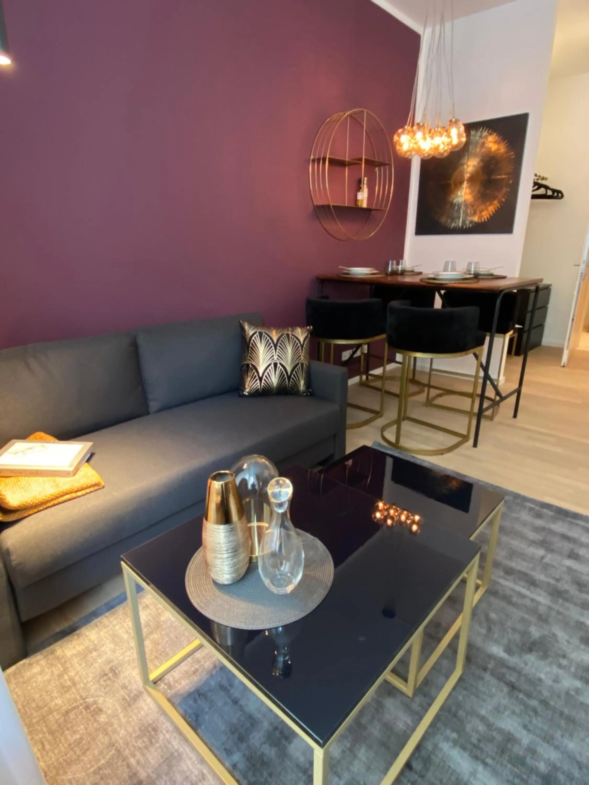 Living room in Pure Berlin Apartments - Luxury at Pure Living in City Center