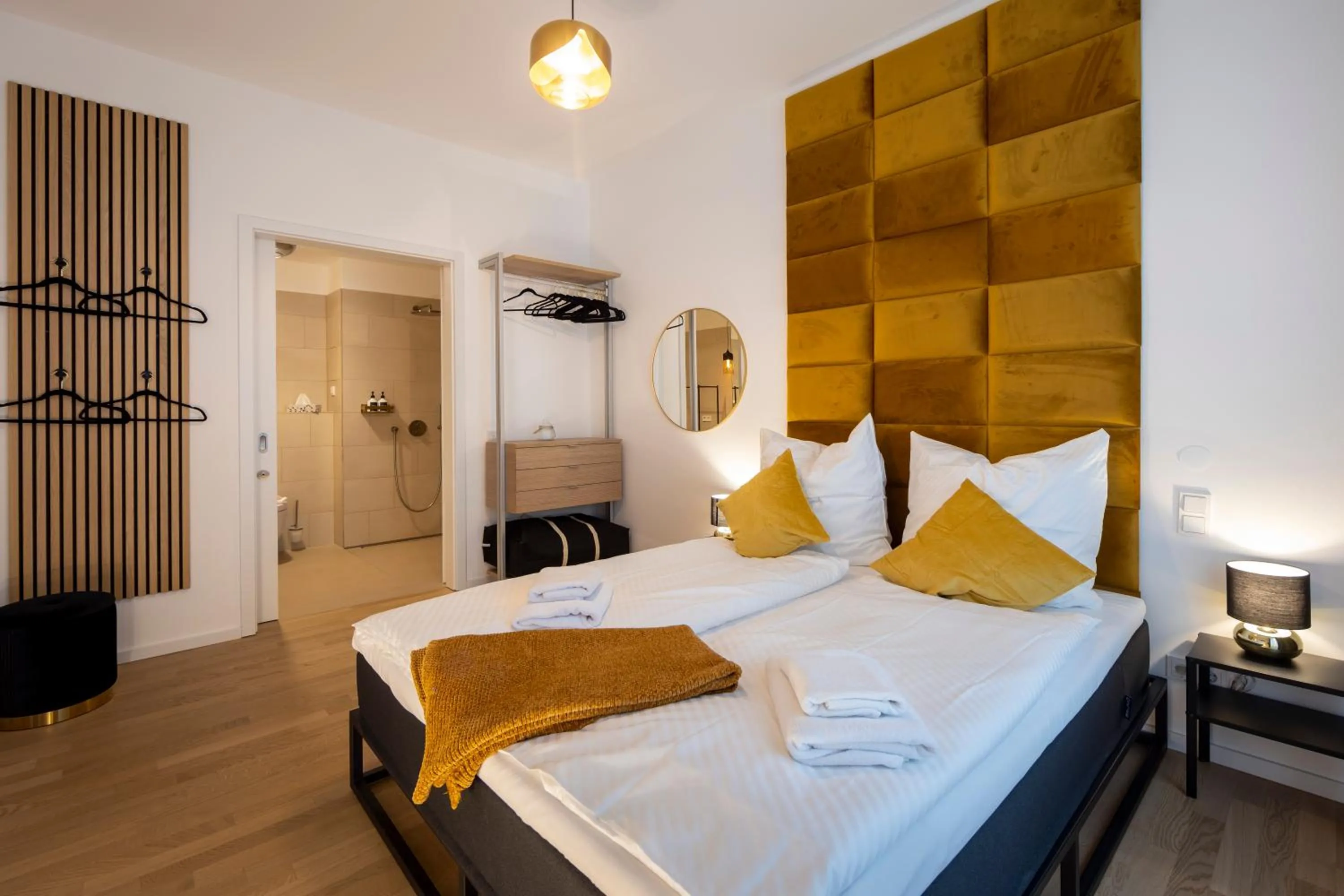 Bed in Pure Berlin Apartments - Luxury at Pure Living in City Center
