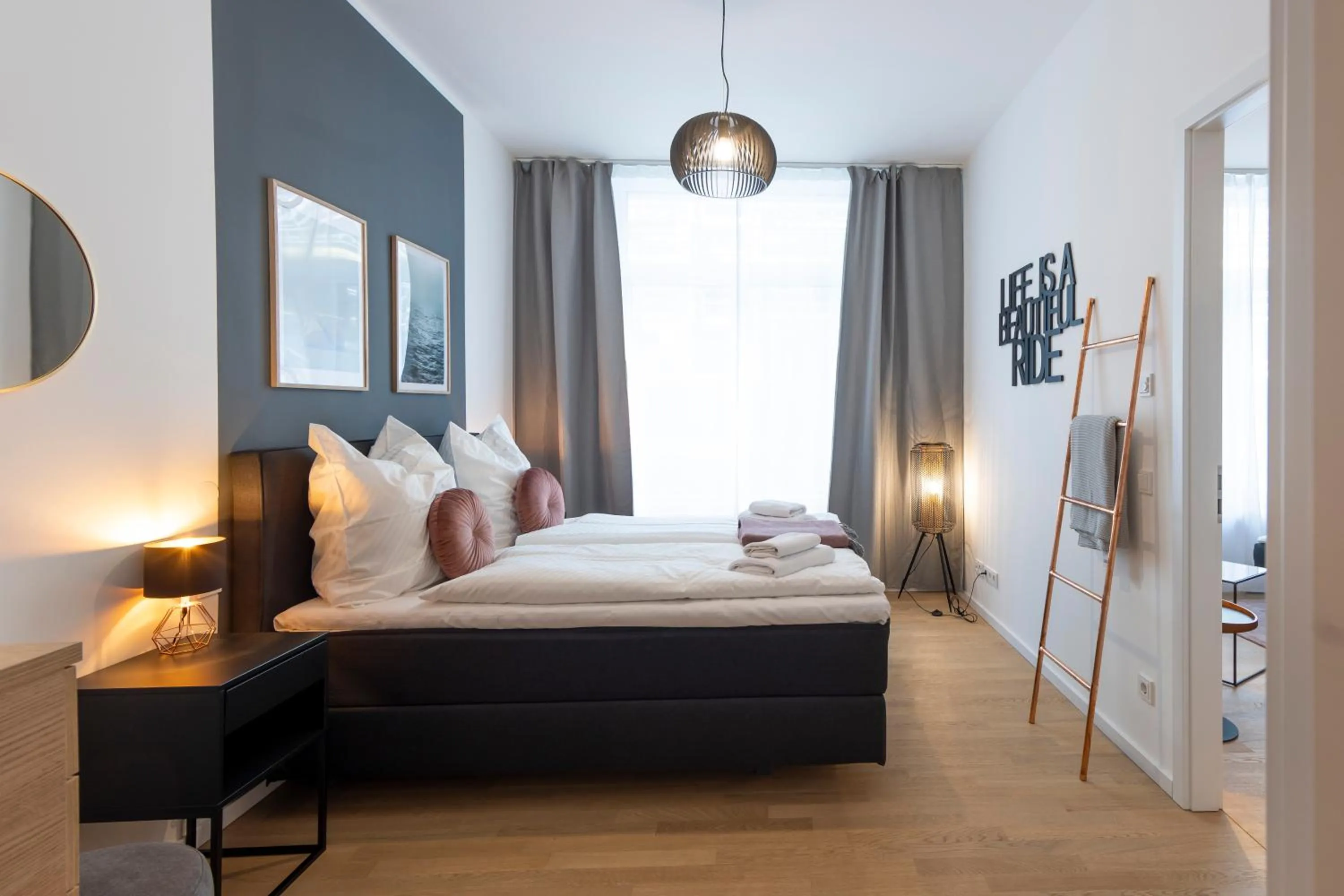 Bed in Pure Berlin Apartments - Luxury at Pure Living in City Center