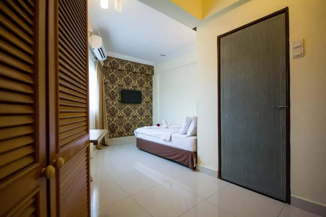 Bed in Hotel Sea Princess